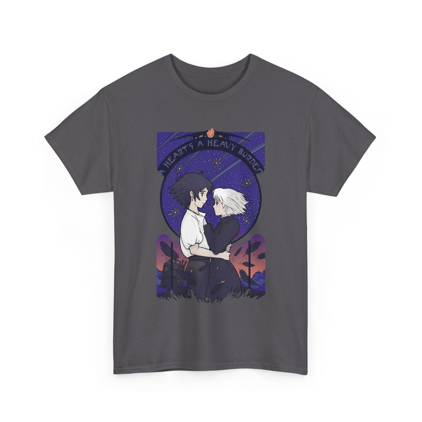Howl and Sophie Couple T-Shirt – 100% Cotton Studio Ghibli Anime Tee from Howl’s Moving Castle