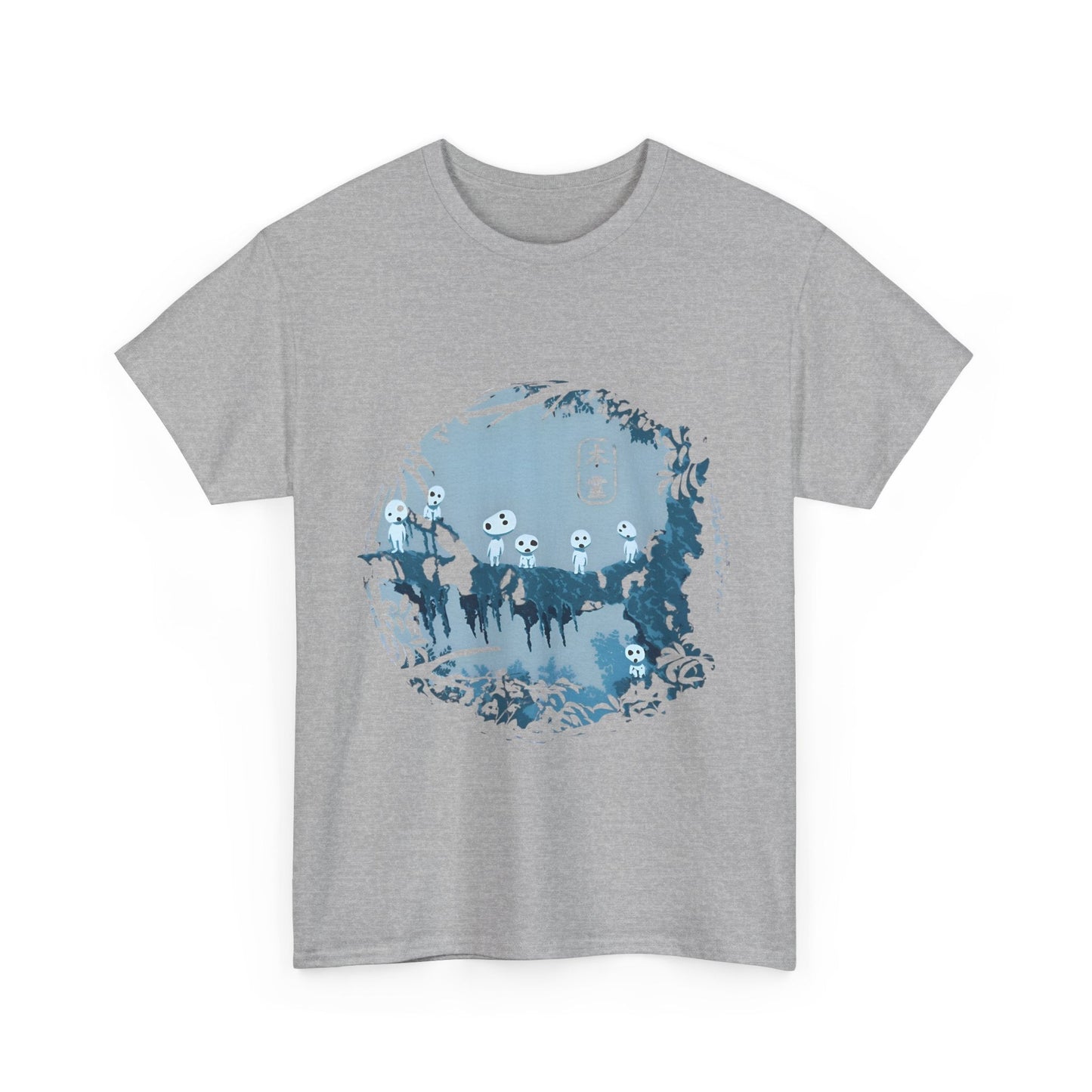 Kodama Tree Forest T-Shirt – 100% Cotton Studio Ghibli Inspired Tee from Princess Mononoke
