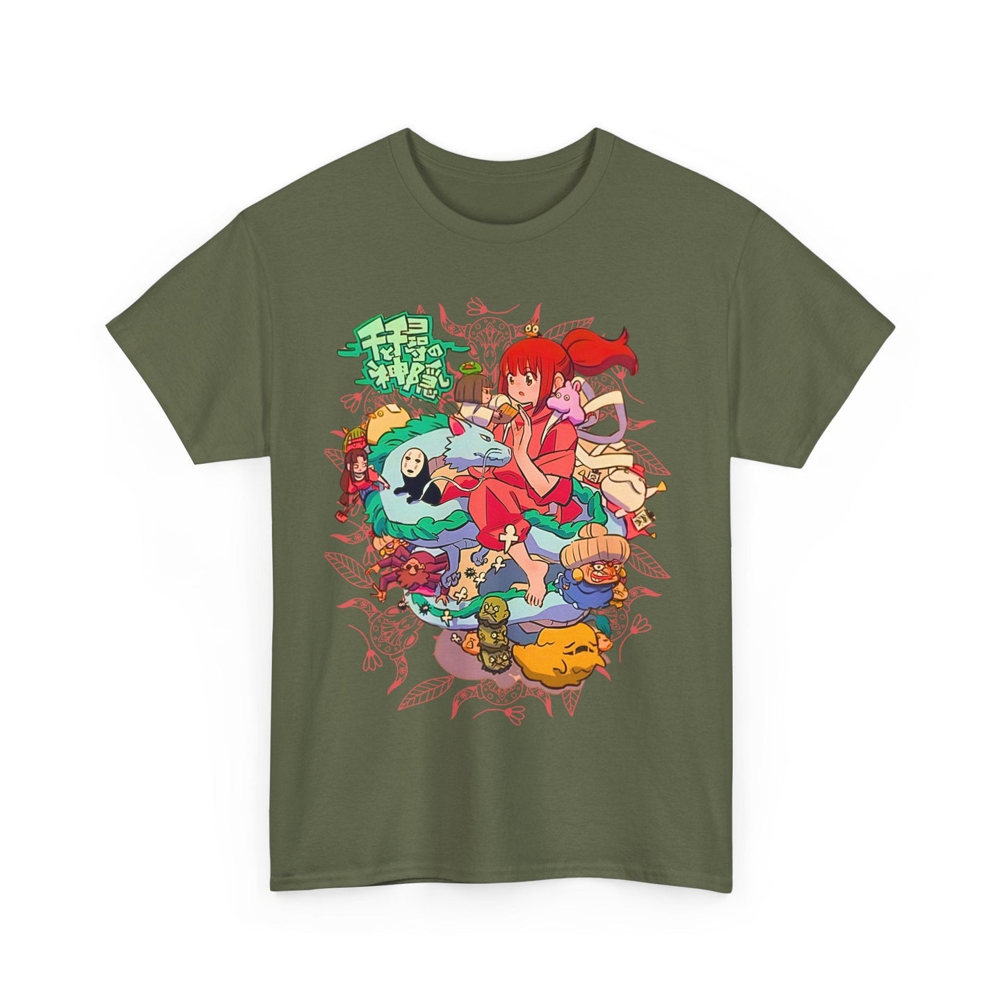 Spirited Away T-Shirt – Chihiro & Haku | 100% Cotton Gildan 5000 | Studio Ghibli Anime Tee