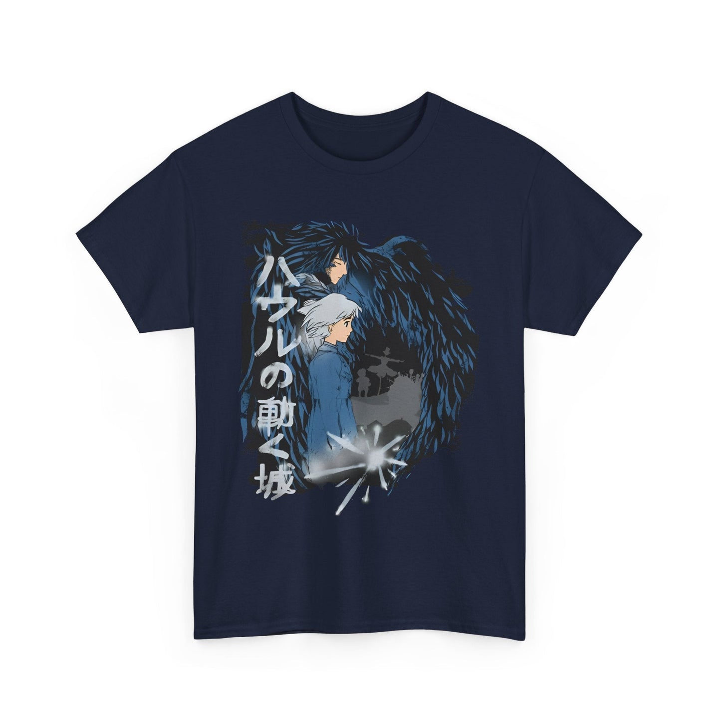 Howl & Sophie T-Shirt – 100% Cotton Studio Ghibli Anime Tee Inspired by Howl’s Moving Castle
