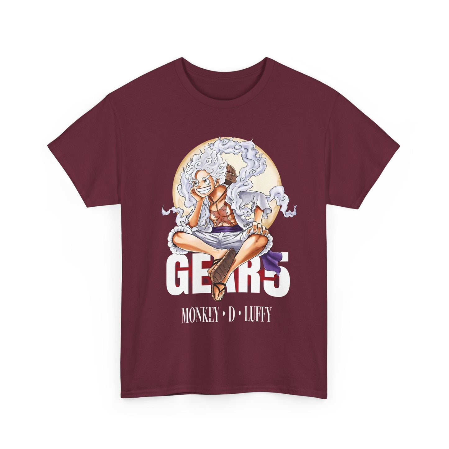 Monkey D. Luffy Gear 5 T-Shirt – 100% Cotton Anime Tee | One Piece Fan Apparel