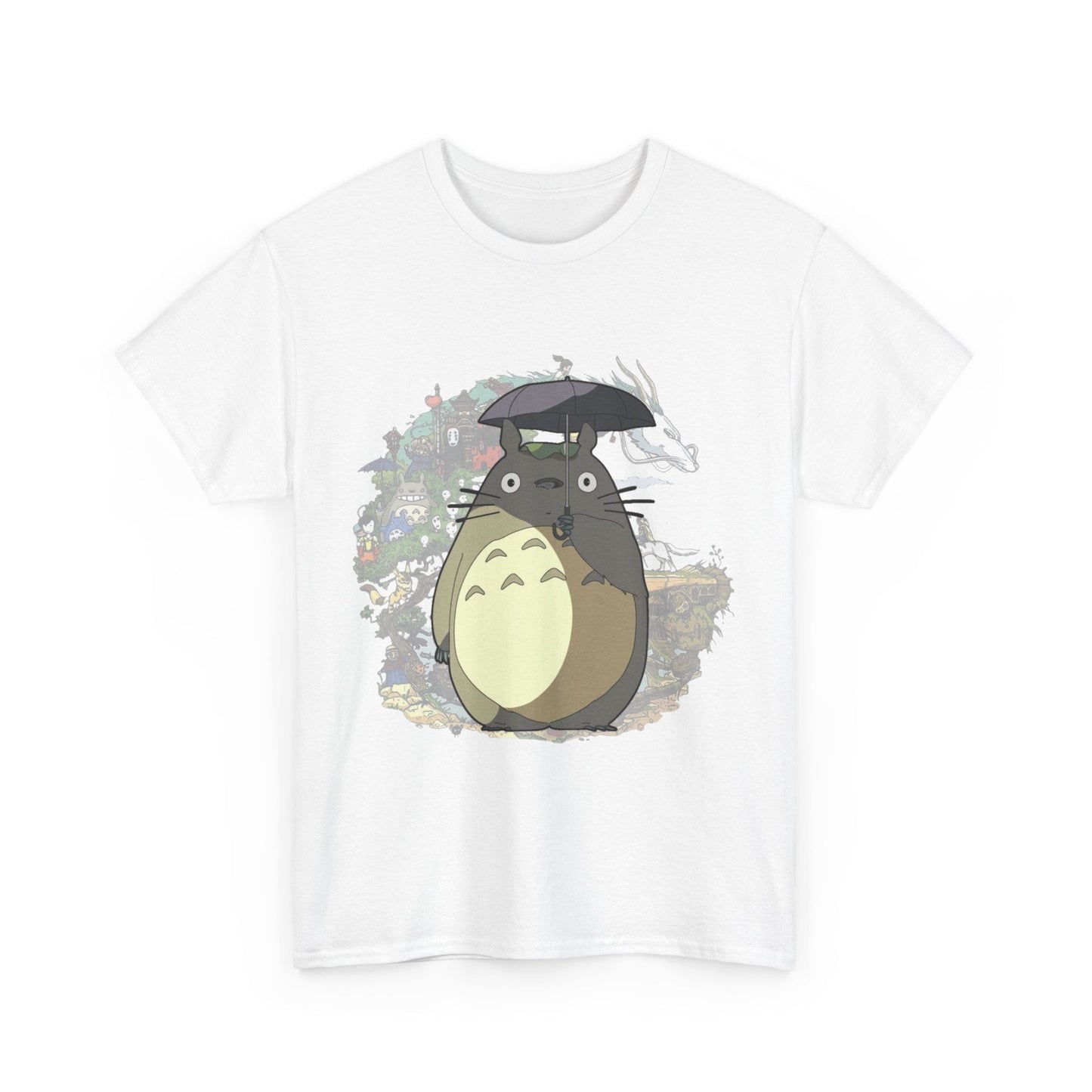 My Neighbor Totoro Studio Ghibli T-Shirt – 100% Cotton Gildan 5000 Anime Tee