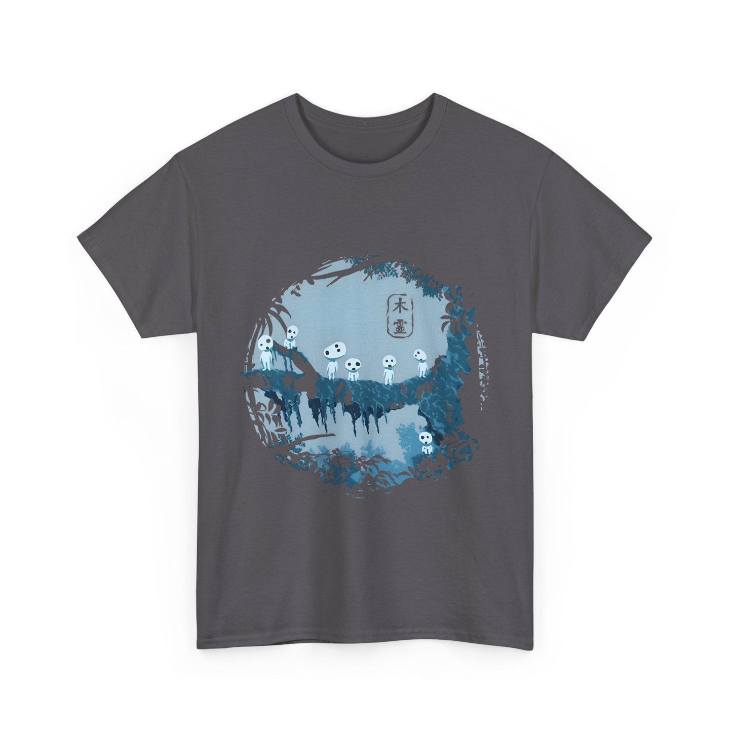Kodama Tree Forest T-Shirt – 100% Cotton Studio Ghibli Inspired Tee from Princess Mononoke