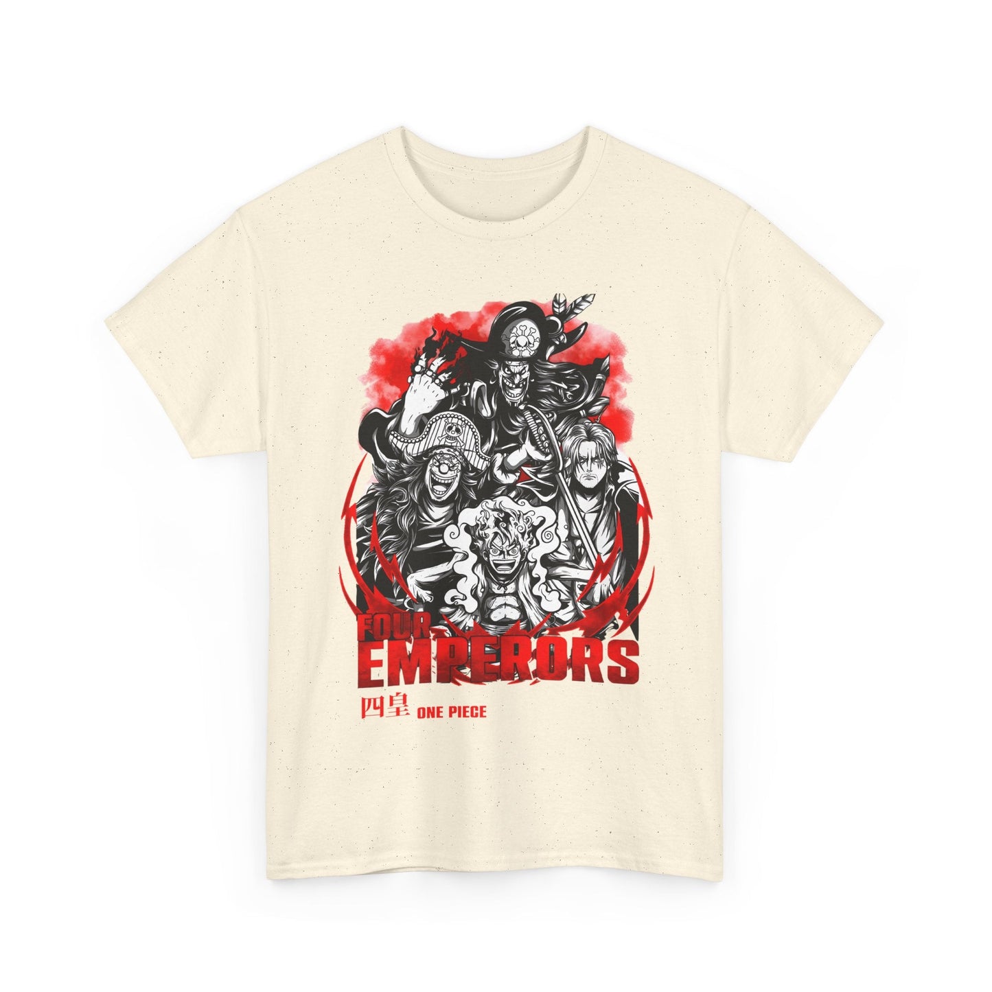 Four Emperors One Piece T-Shirt – 100% Cotton Anime Shirt Featuring Yonko Legends