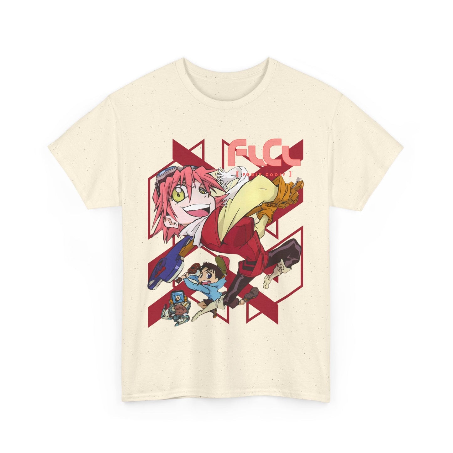 FLCL T-Shirt – 100% Cotton Gildan 5000 | Fooly Cooly Classic Anime Graphic Tee