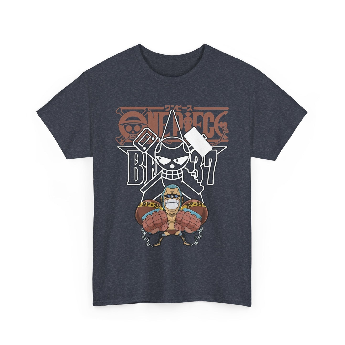 Franky One Piece T-Shirt – 100% Cotton Anime Tee for Fans