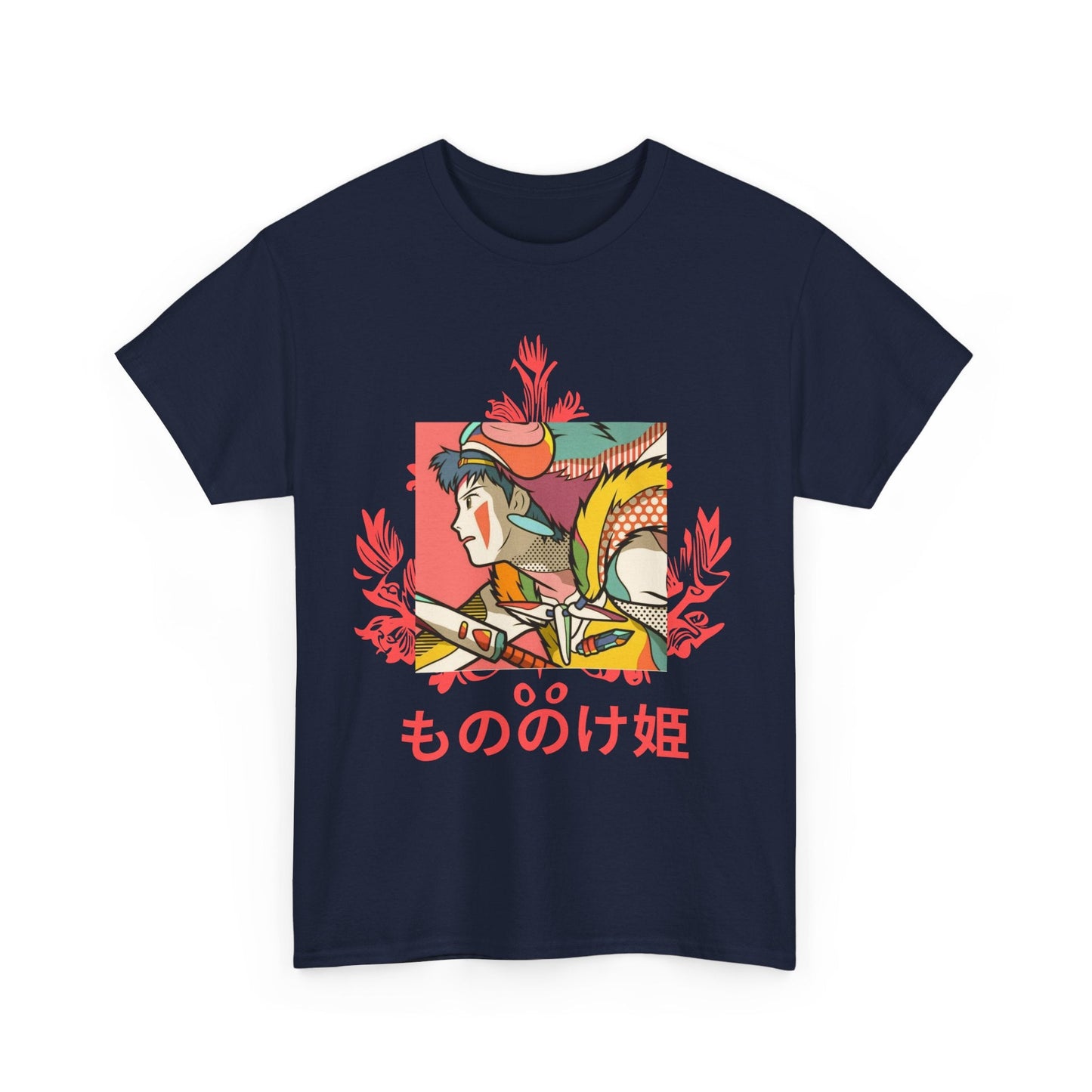 Princess Mononoke Studio Ghibli T-Shirt – 100% Cotton Anime Shirt for Ghibli Fans