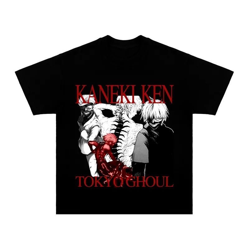 Popular Anime cotton T-shirt for men and women