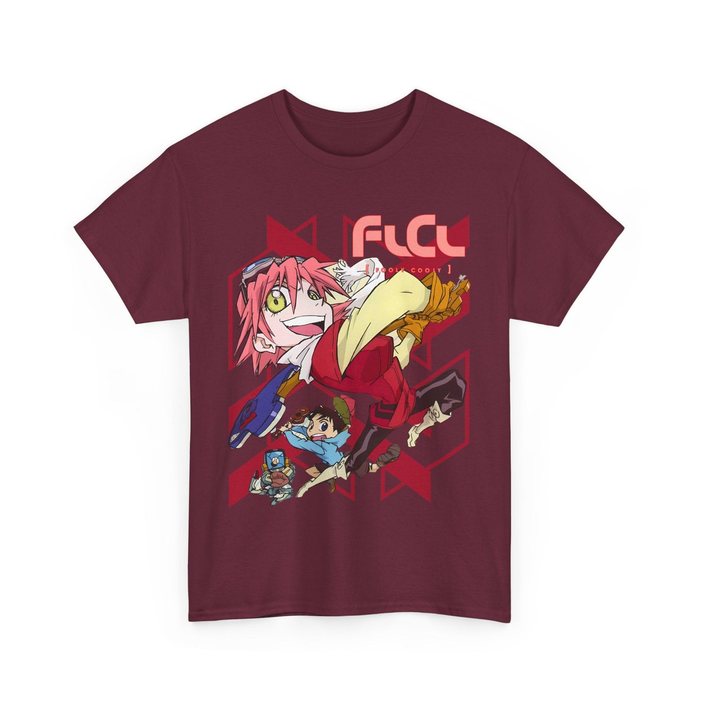 FLCL T-Shirt – 100% Cotton Gildan 5000 | Fooly Cooly Classic Anime Graphic Tee