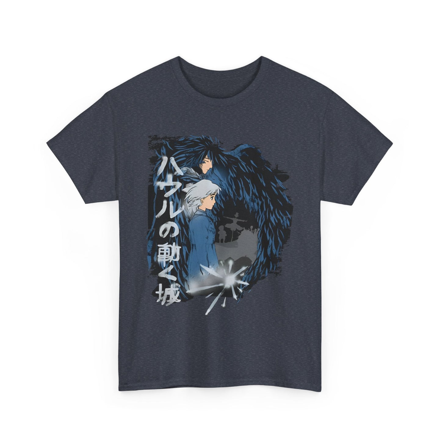 Howl & Sophie T-Shirt – 100% Cotton Studio Ghibli Anime Tee Inspired by Howl’s Moving Castle