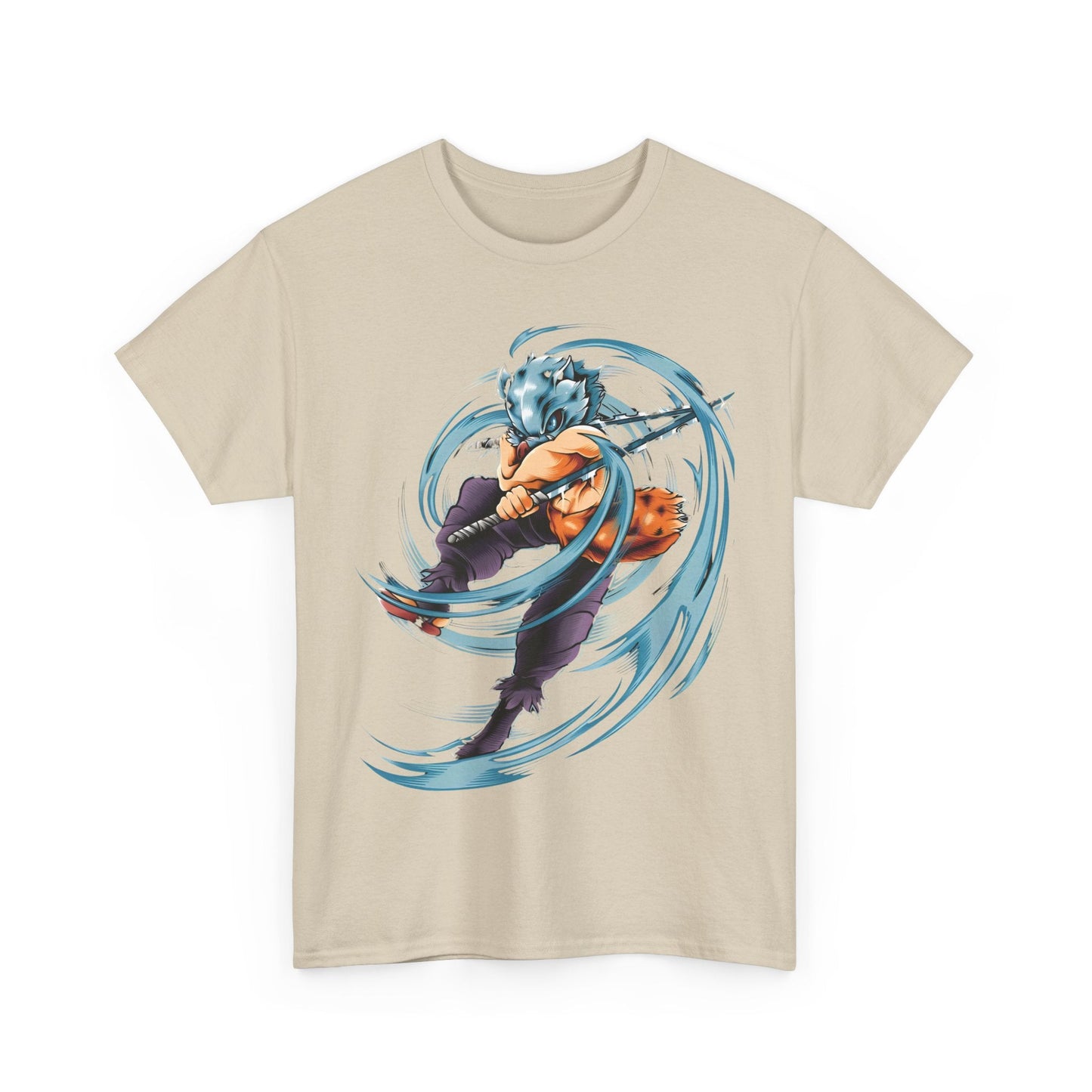 Inosuke Hashibira T-Shirt – Demon Slayer 100% Cotton Anime Tee for Fans