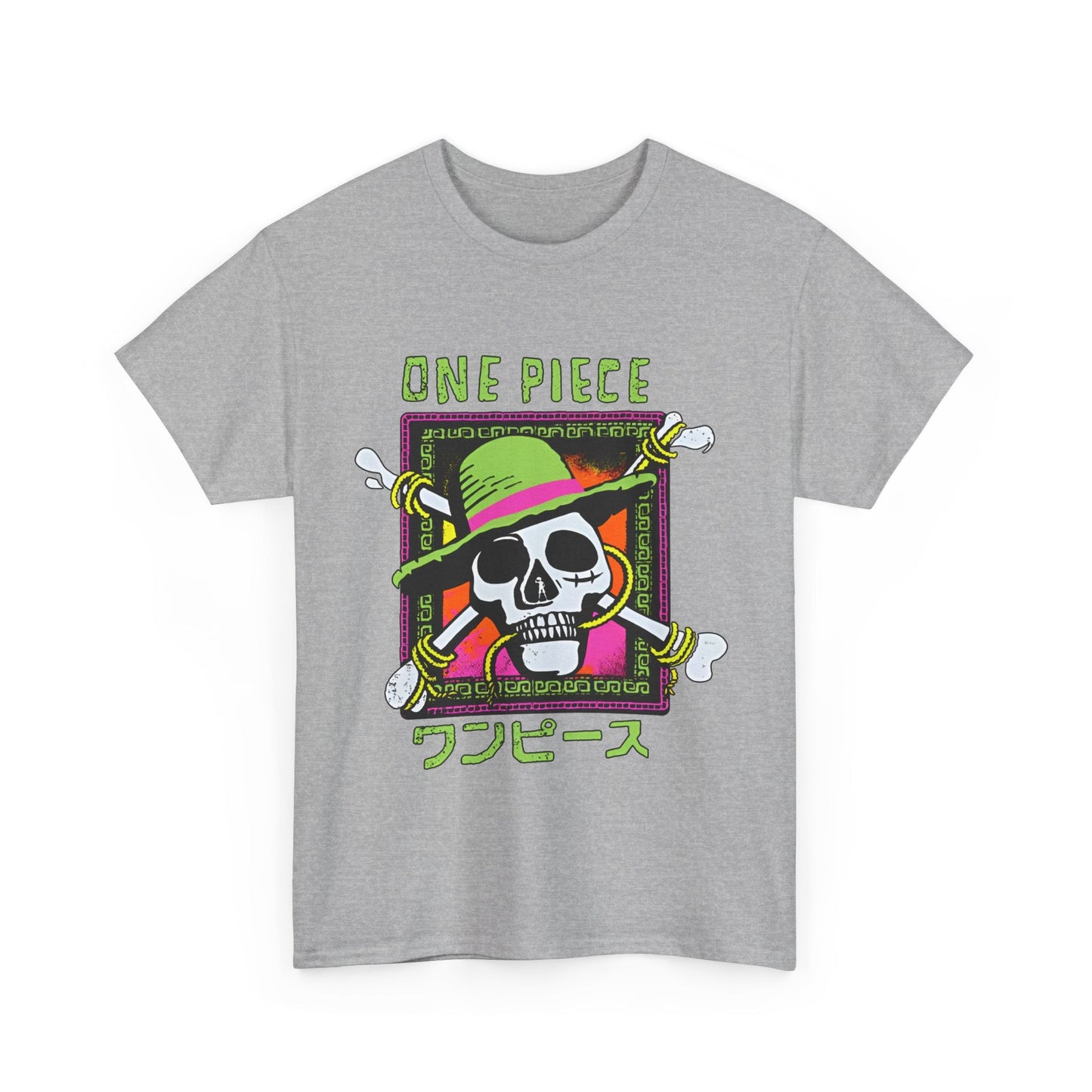 "Straw Hat Pirates One Piece T-Shirt – 100% Cotton Anime Tee for True Fans"