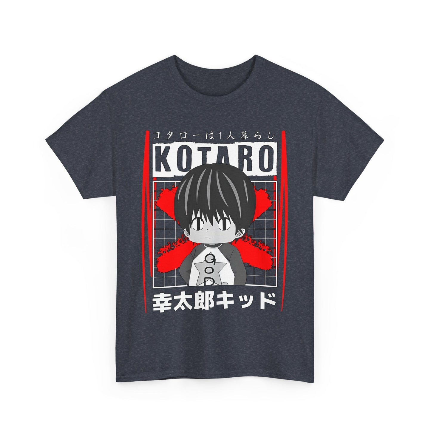 Kotaro Lives Alone T-Shirt – 100% Cotton | Cute Anime Tee for Fans of Kotaro’s Story