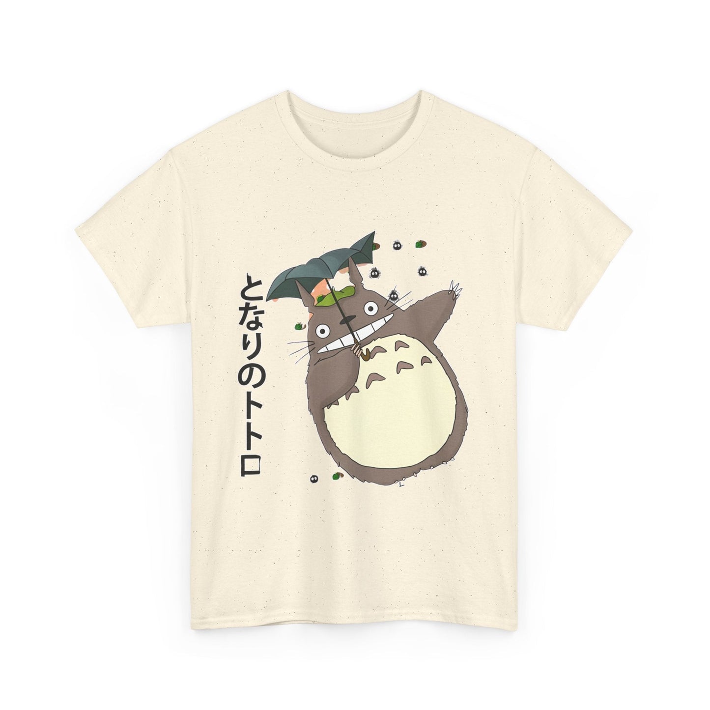 Totoro Funny Face T-Shirt – 100% Cotton Cute Anime Shirt for Studio Ghibli Fans