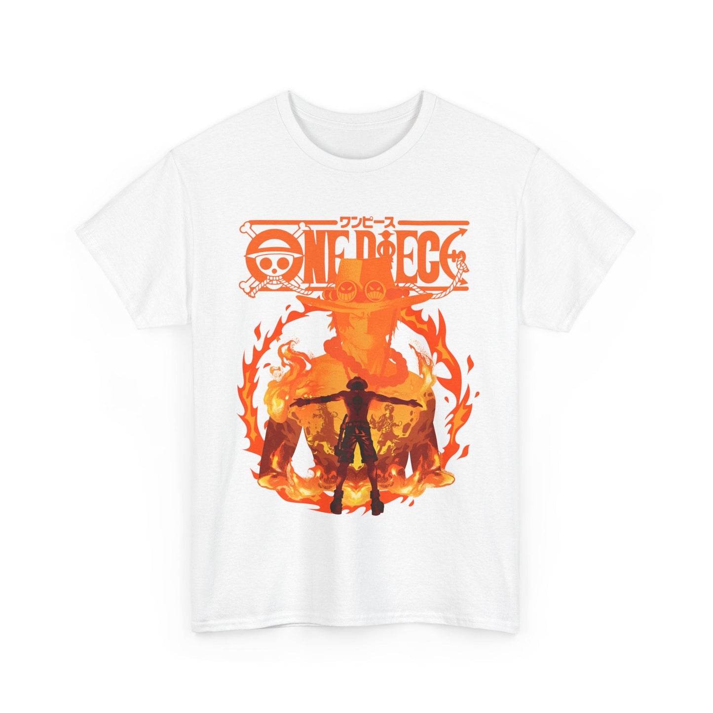 Portgas D. Ace T-Shirt 100% Cotton – One Piece Anime Shirt for Fans