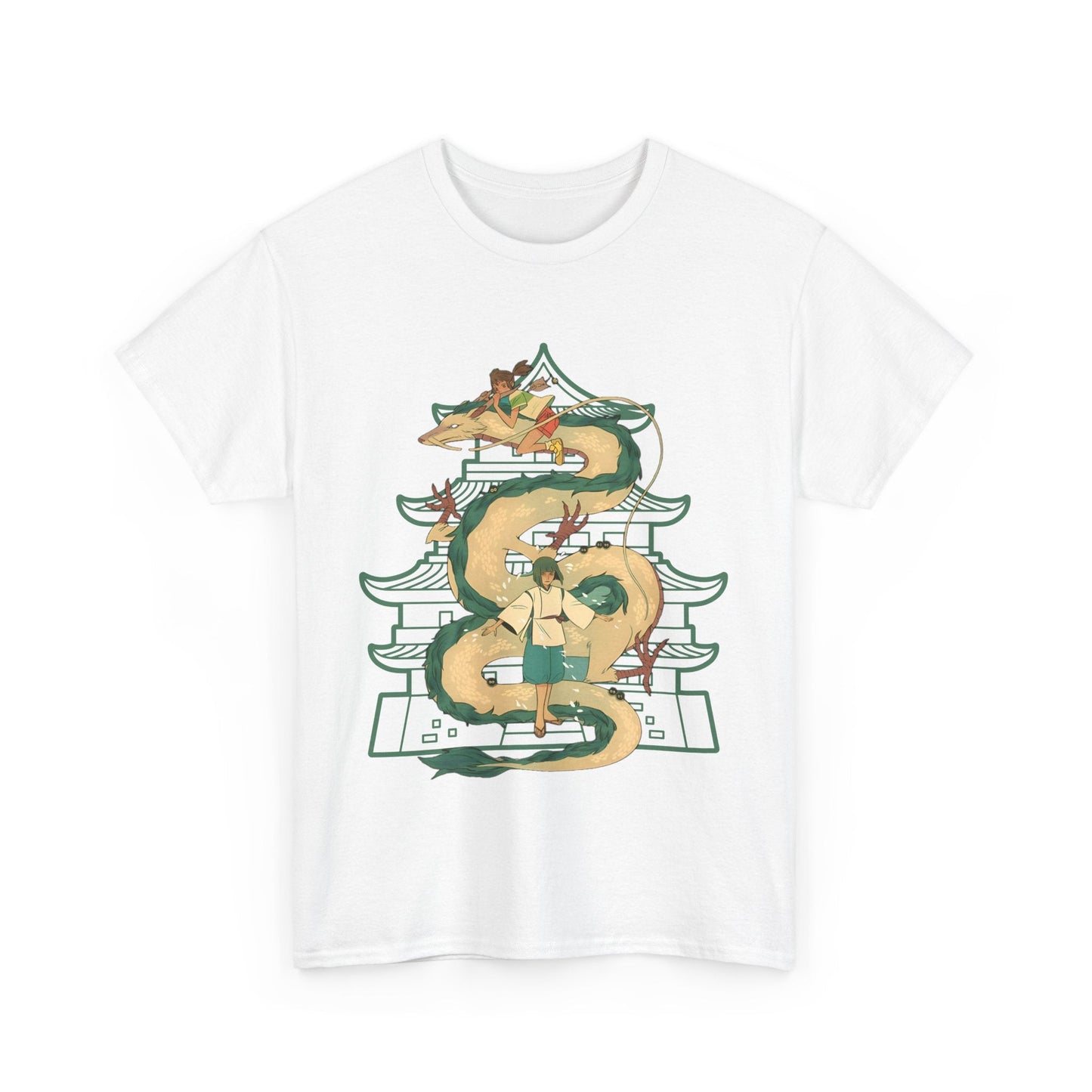 Haku Spirited Away T-Shirt – 100% Cotton Studio Ghibli Anime Shirt for Fans