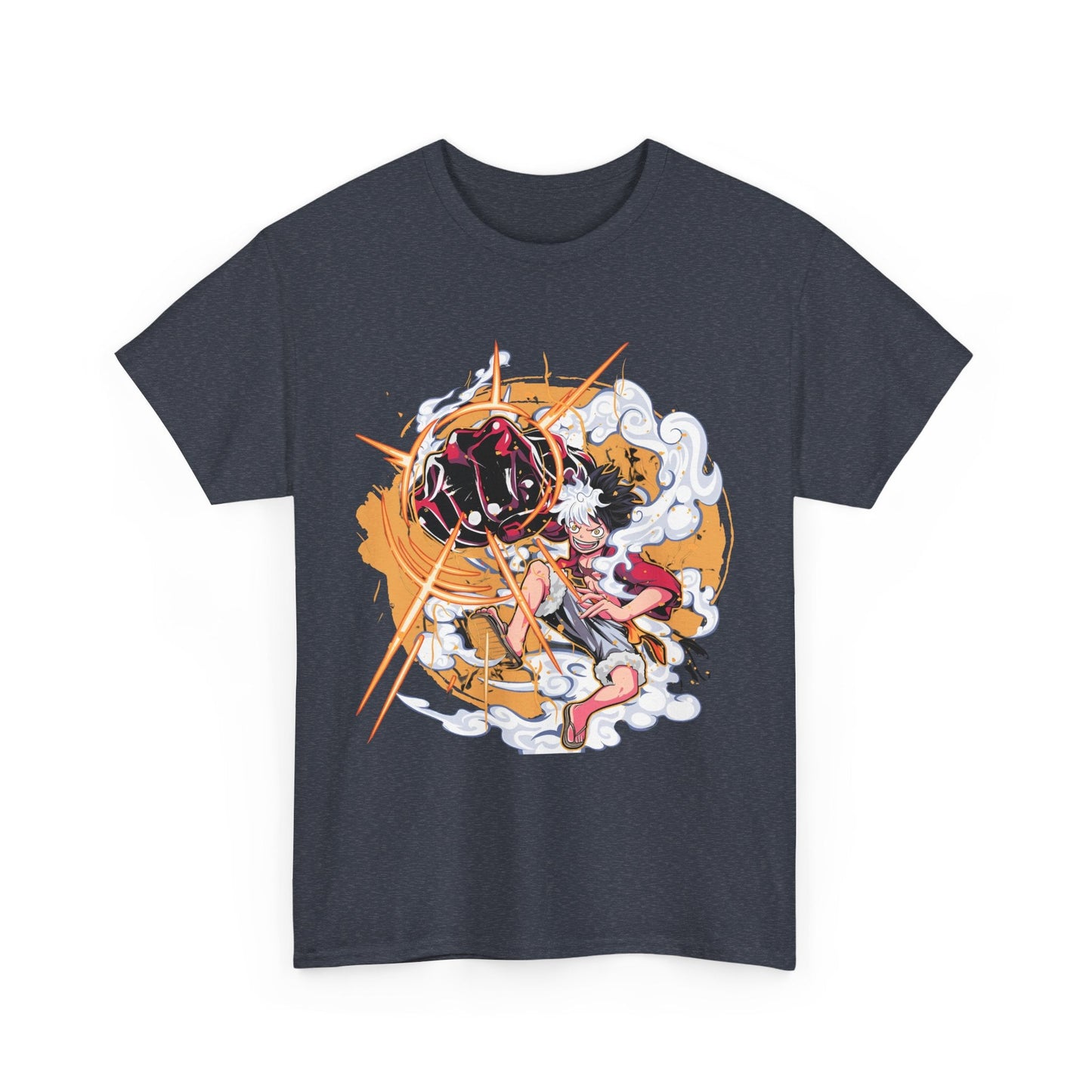 Power Luffy T-Shirt – 100% Cotton One Piece Anime Tee for True Fans