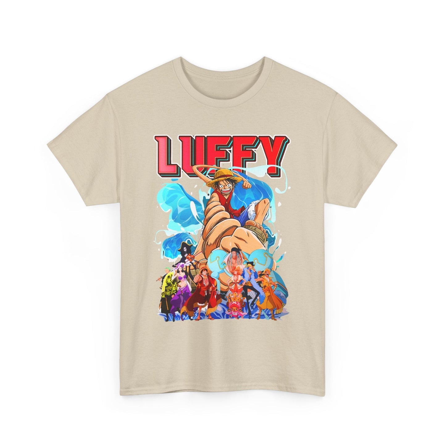 Luffy and Friends One Piece T-Shirt – 100% Cotton Anime Crew Tee