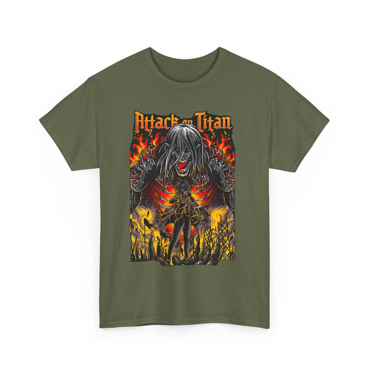 Eren Jaeger T-Shirt – 100% Cotton Attack on Titan Anime Tee