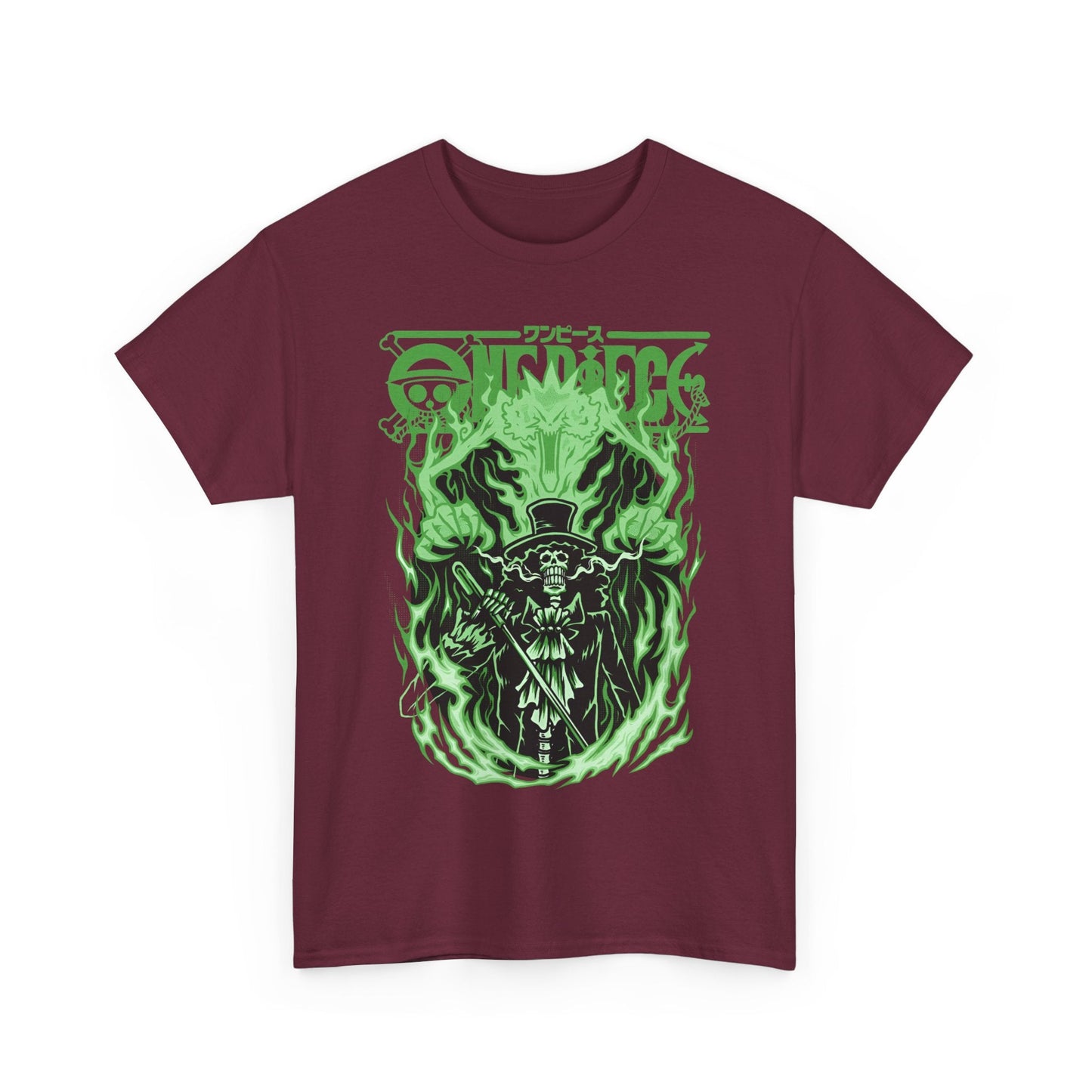 Brook One Piece T-Shirt – 100% Cotton Anime Tee for Soul King Fans