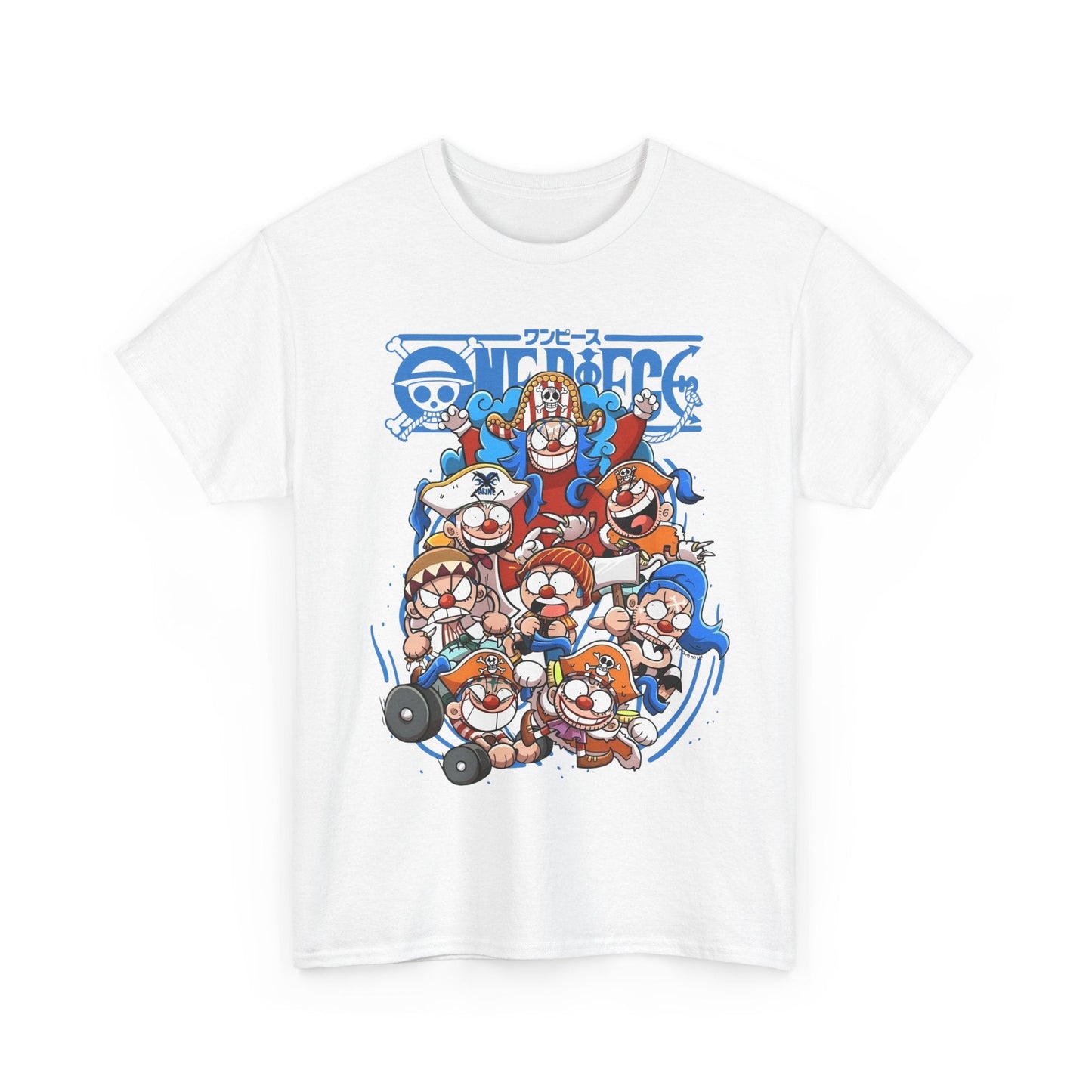 Buggy the Star Clown One Piece T-Shirt – 100% Cotton Anime Tee for Fans of the Grand Line
