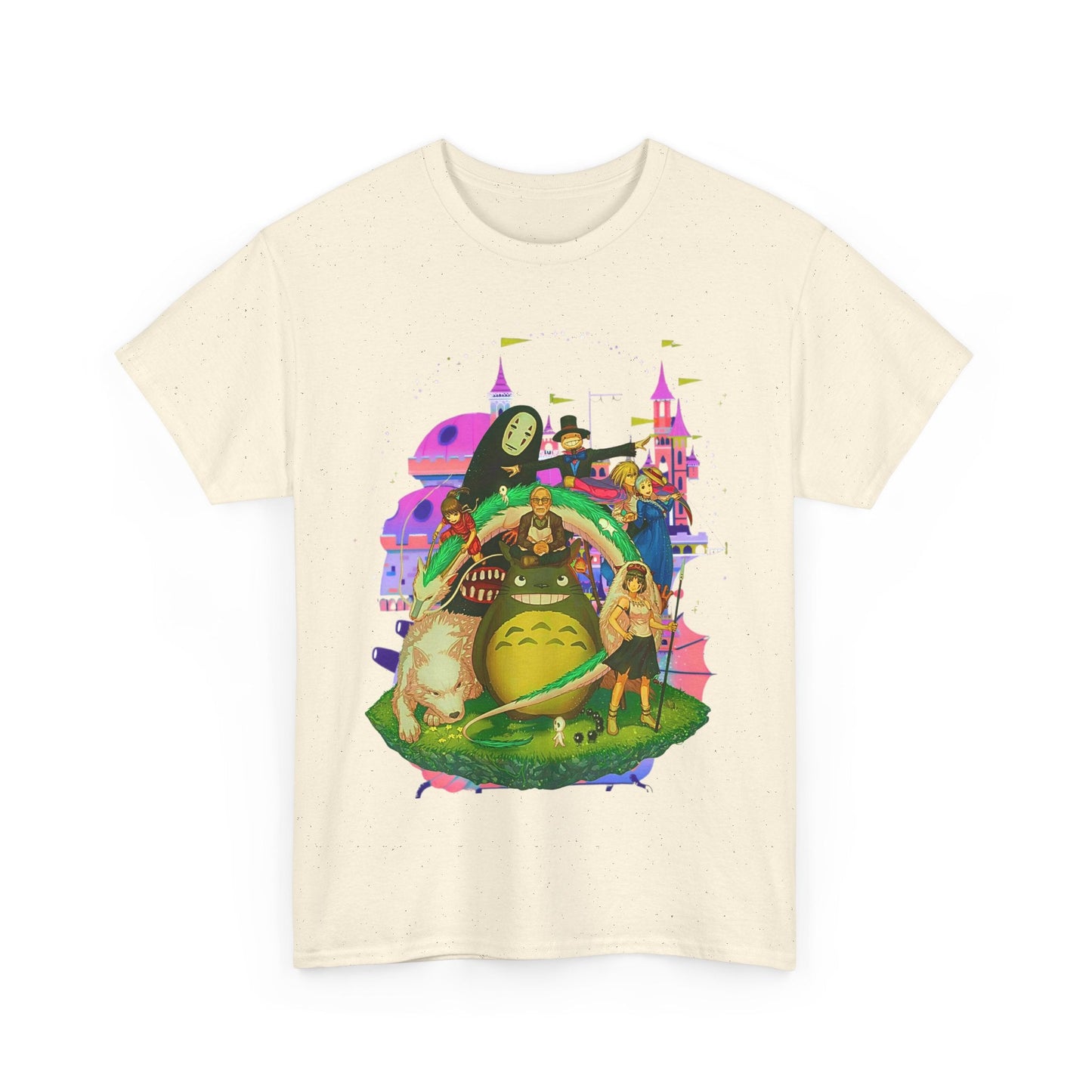 Hayao Miyazaki Characters T-Shirt – 100% Cotton Studio Ghibli Anime Tee
