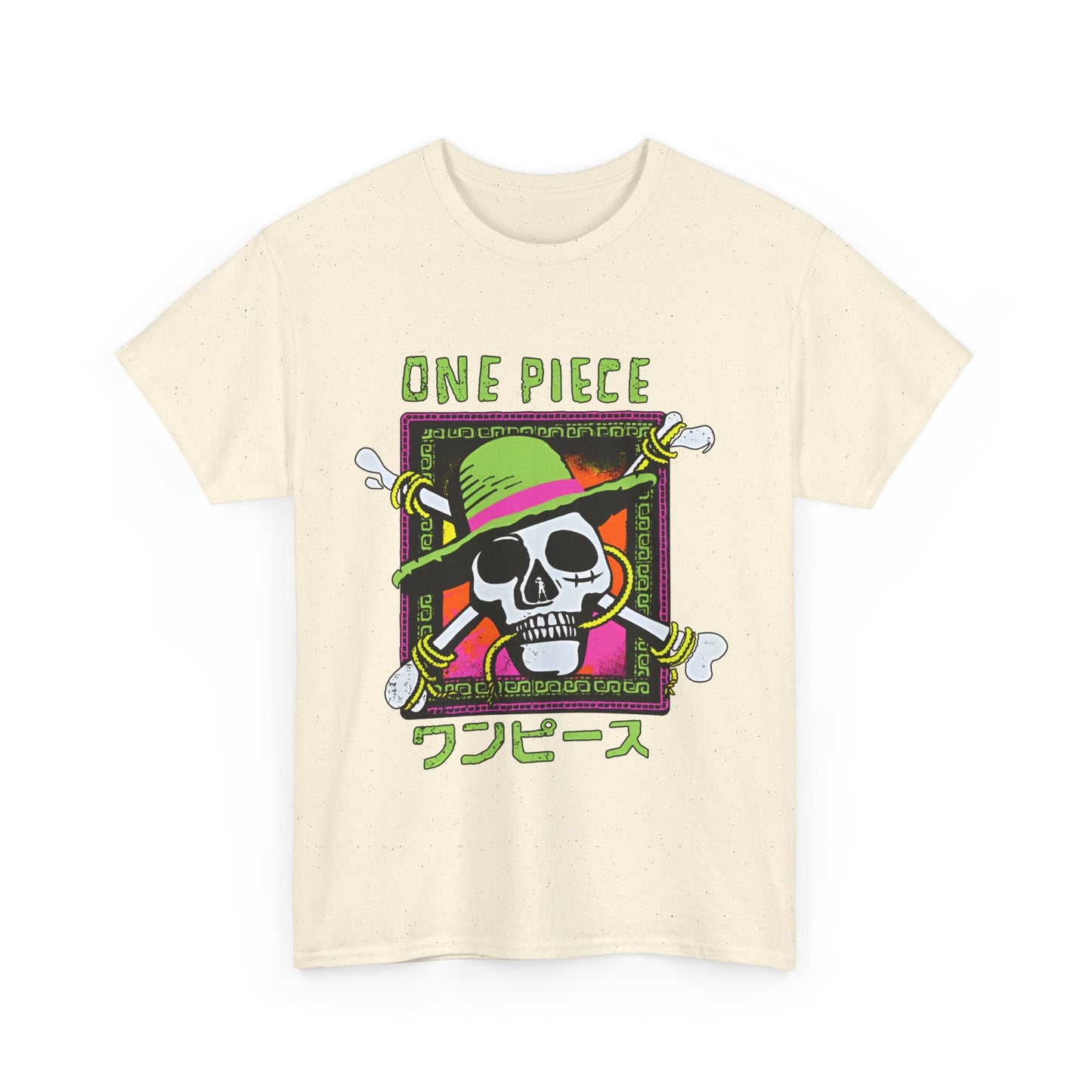 "Straw Hat Pirates One Piece T-Shirt – 100% Cotton Anime Tee for True Fans"