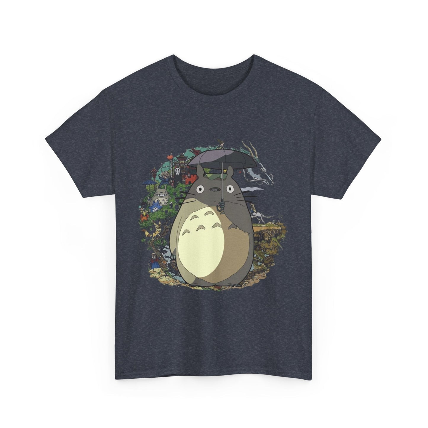 My Neighbor Totoro Studio Ghibli T-Shirt – 100% Cotton Gildan 5000 Anime Tee