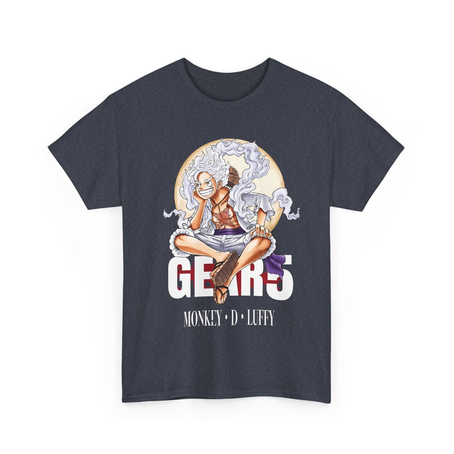 Monkey D. Luffy Gear 5 T-Shirt – 100% Cotton Anime Tee | One Piece Fan Apparel