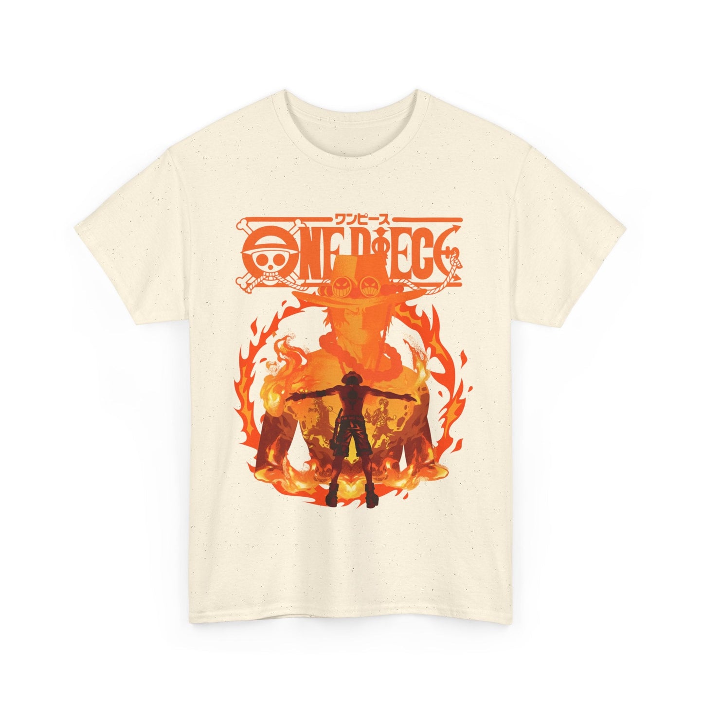 Portgas D. Ace T-Shirt 100% Cotton – One Piece Anime Shirt for Fans