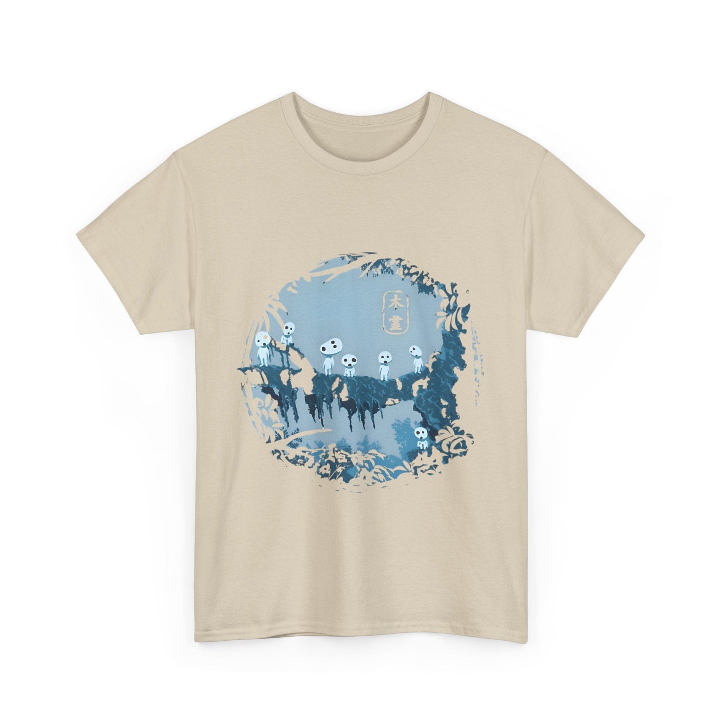 Kodama Tree Forest T-Shirt – 100% Cotton Studio Ghibli Inspired Tee from Princess Mononoke
