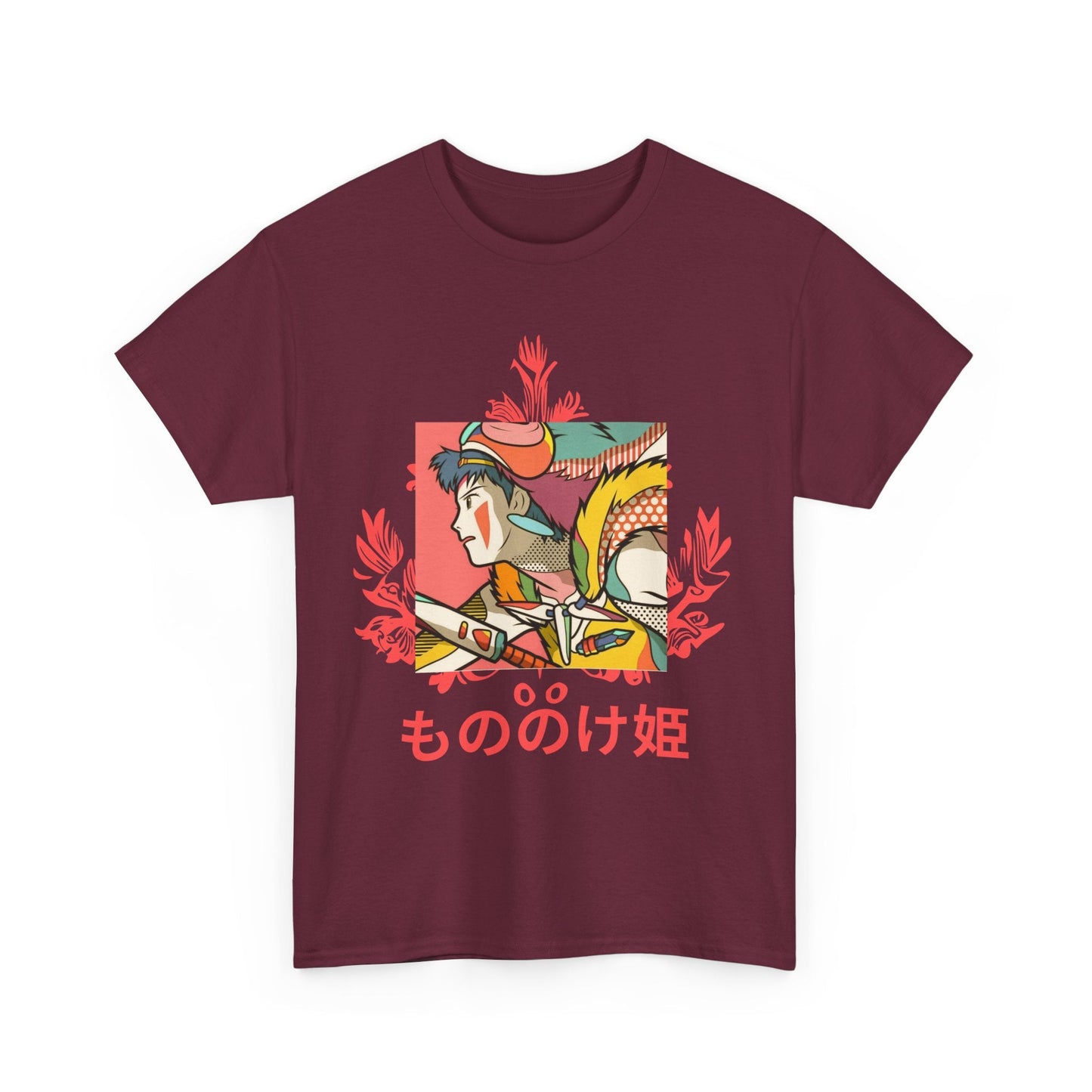 Princess Mononoke Studio Ghibli T-Shirt – 100% Cotton Anime Shirt for Ghibli Fans