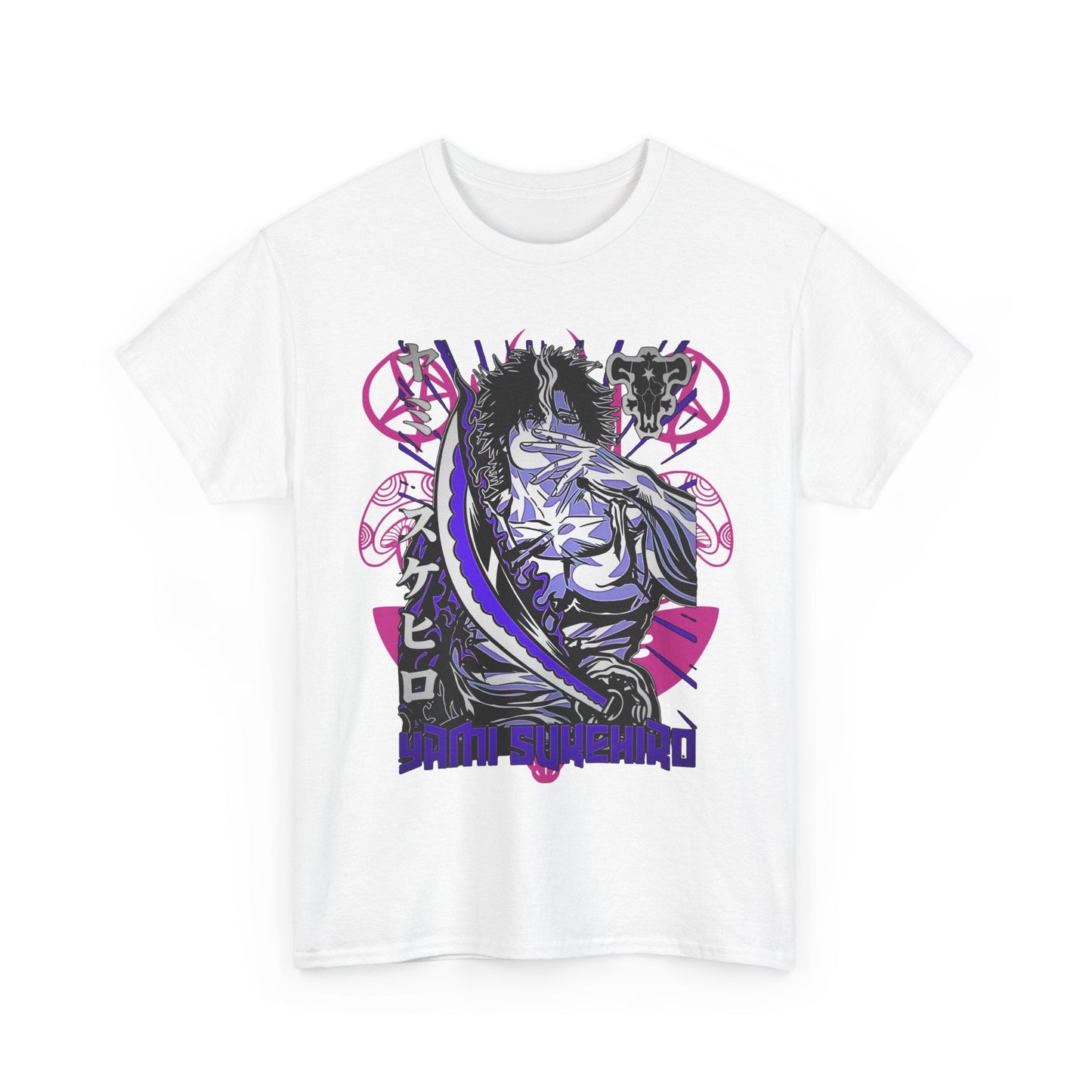 Yami Sukehiro Black Clover T-Shirt – 100% Cotton Anime Tee for Shonen Fans