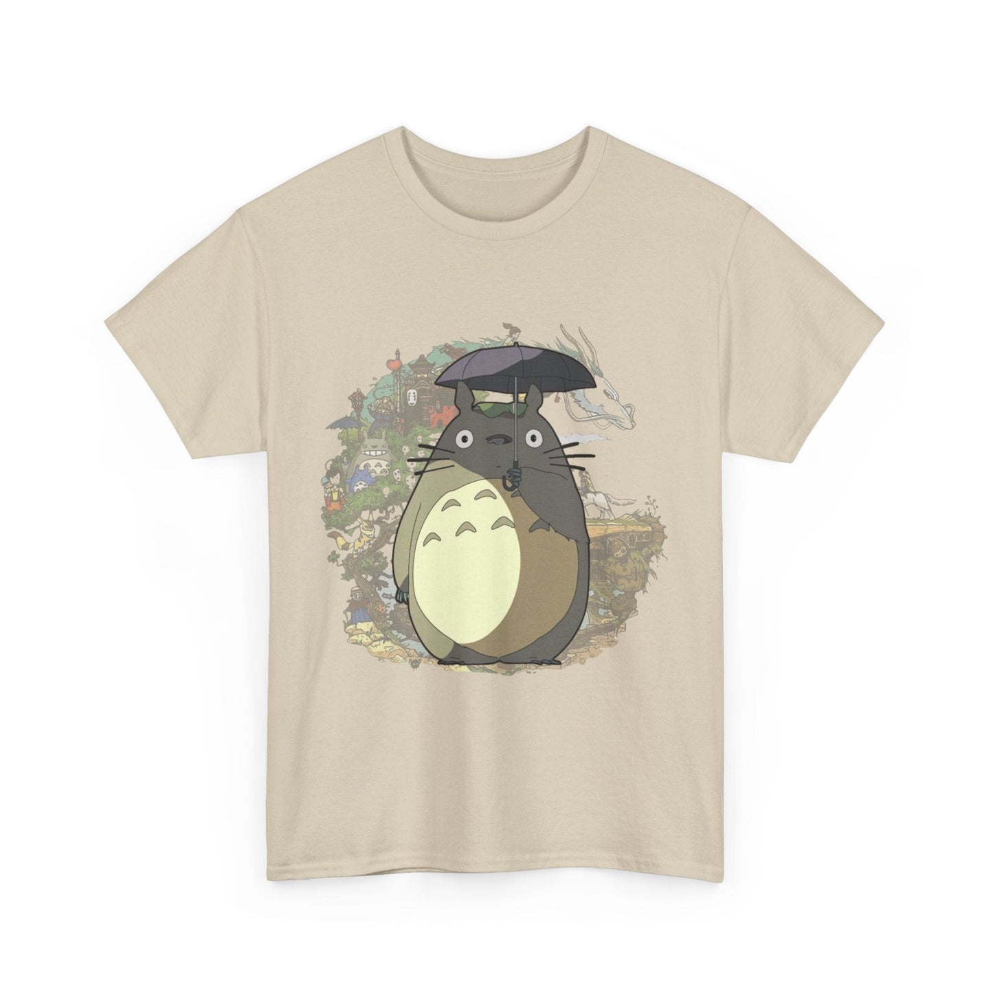 My Neighbor Totoro Studio Ghibli T-Shirt – 100% Cotton Gildan 5000 Anime Tee