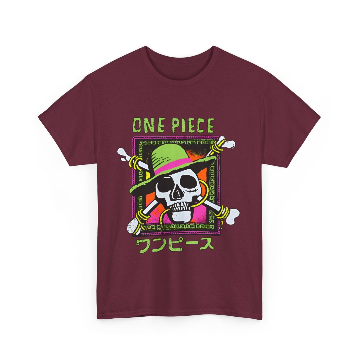 "Straw Hat Pirates One Piece T-Shirt – 100% Cotton Anime Tee for True Fans"