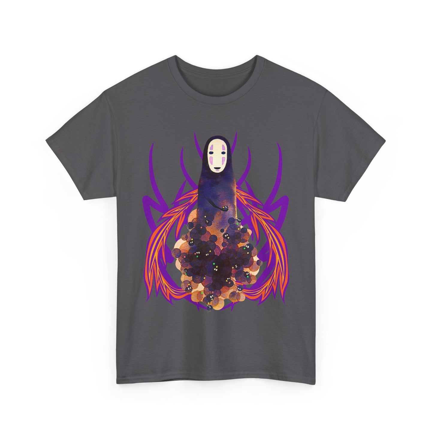 No Face T-Shirt – 100% Cotton Studio Ghibli Spirited Away Anime Tee