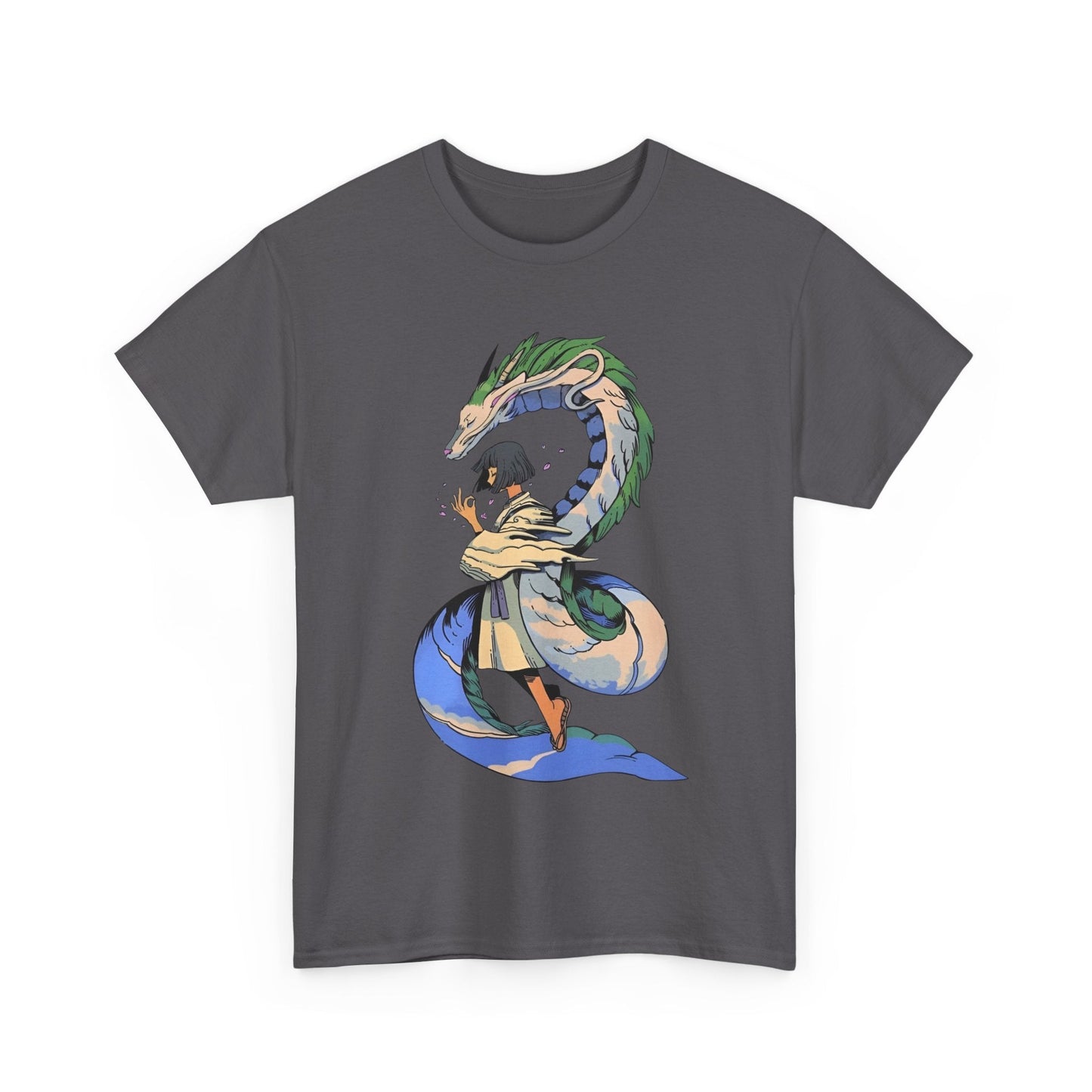 Haku Spirited Away T-Shirt – 100% Cotton Anime Tee for Studio Ghibli Fans