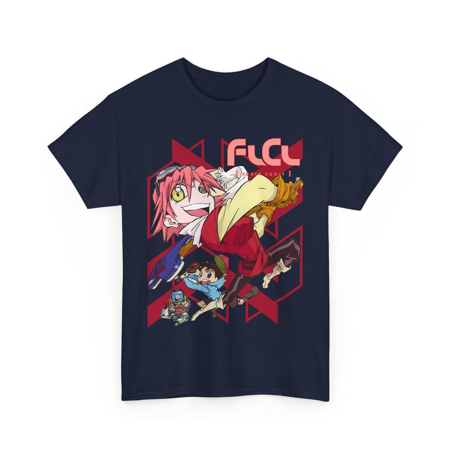 FLCL T-Shirt – 100% Cotton Gildan 5000 | Fooly Cooly Classic Anime Graphic Tee