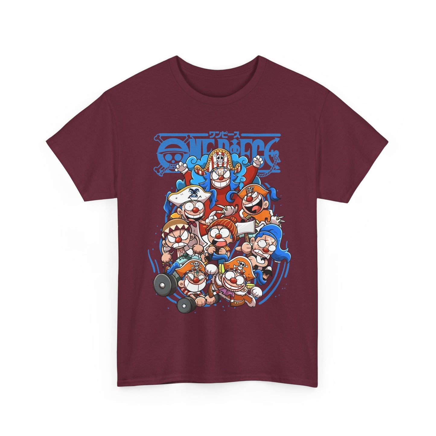 Buggy the Star Clown One Piece T-Shirt – 100% Cotton Anime Tee for Fans of the Grand Line
