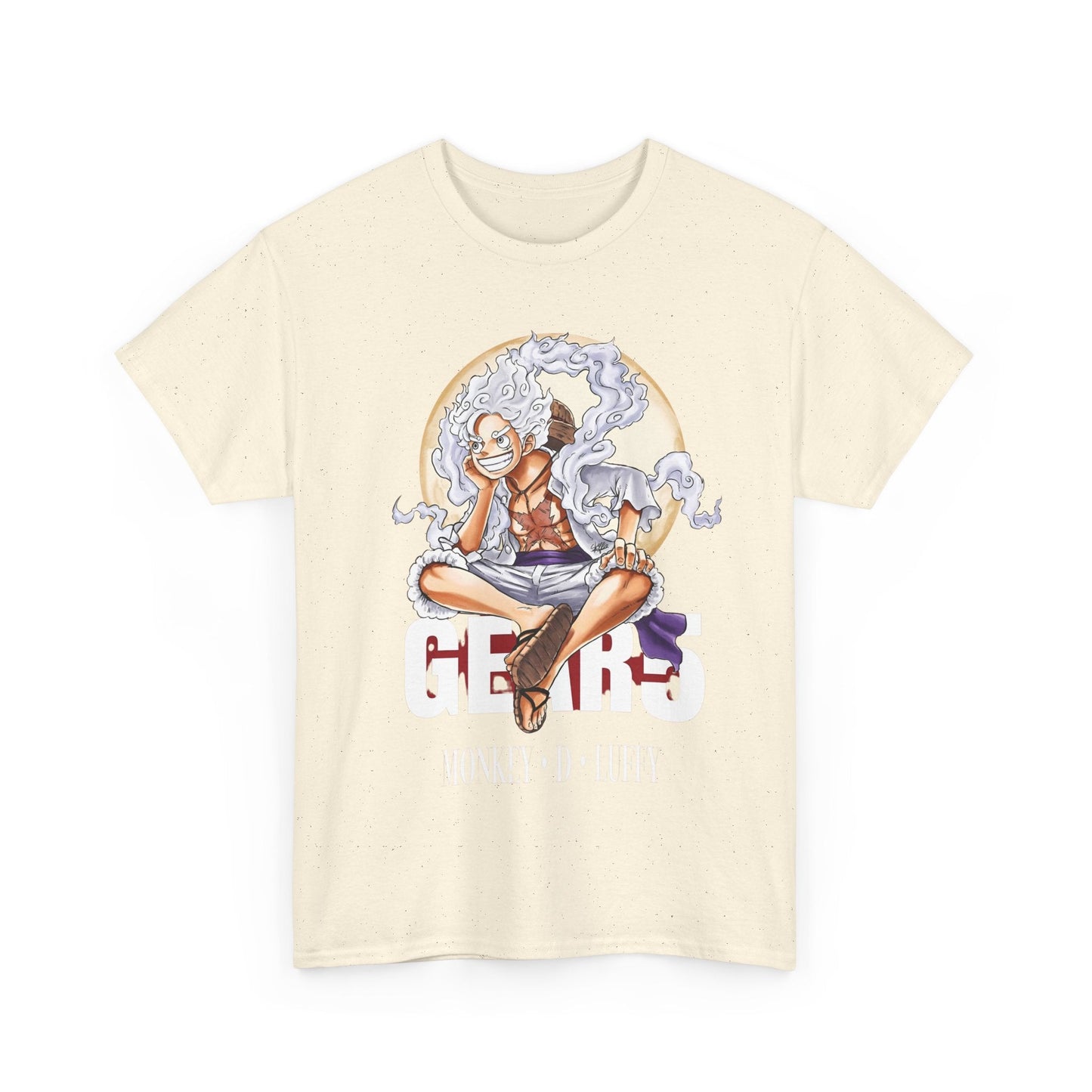 Monkey D. Luffy Gear 5 T-Shirt – 100% Cotton Anime Tee | One Piece Fan Apparel