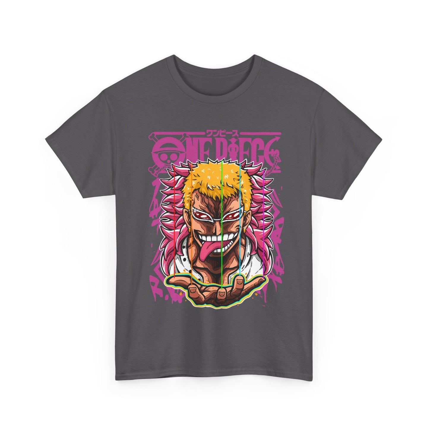 Donquixote Doflamingo T-Shirt – One Piece 100% Cotton Anime Tee for True Villain Fans