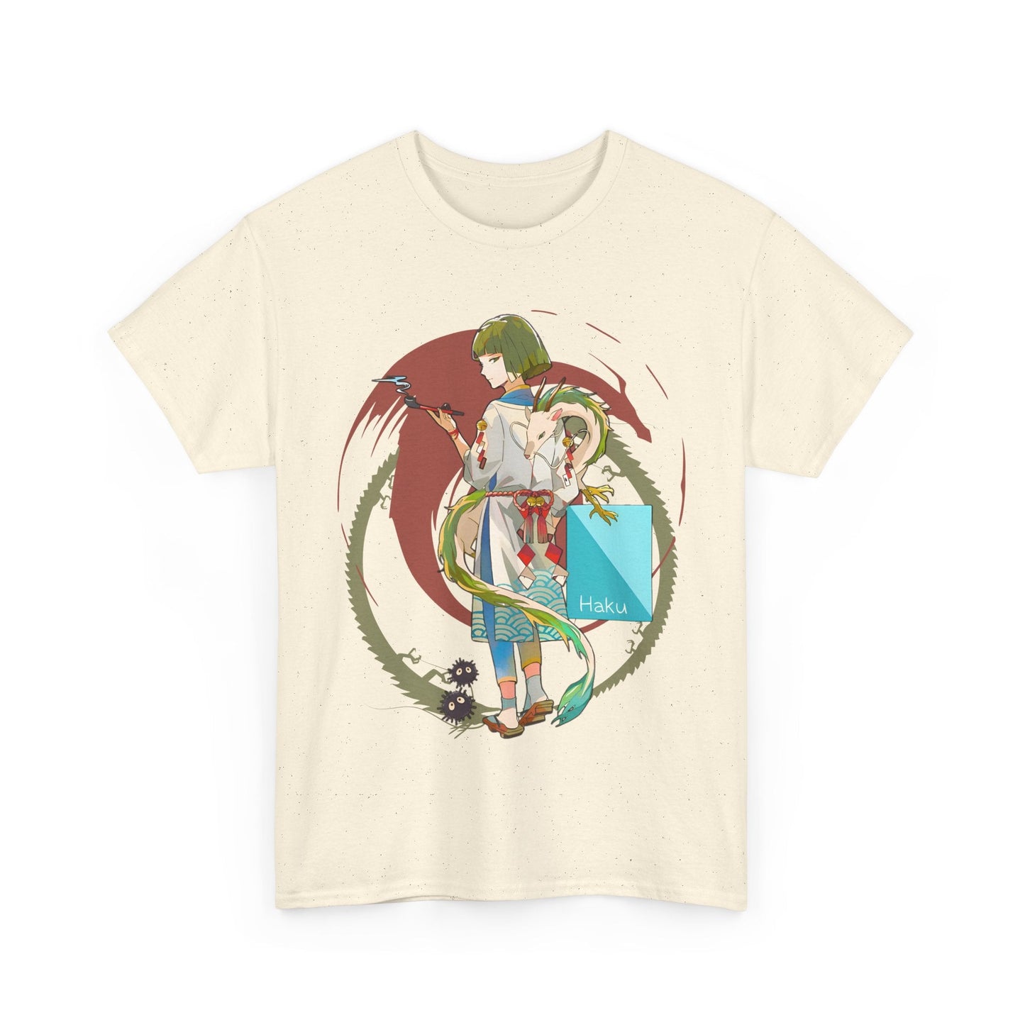 Haku Spirited Away T-Shirt – 100% Cotton Studio Ghibli Tee for Anime Fans and Ghibli Lovers
