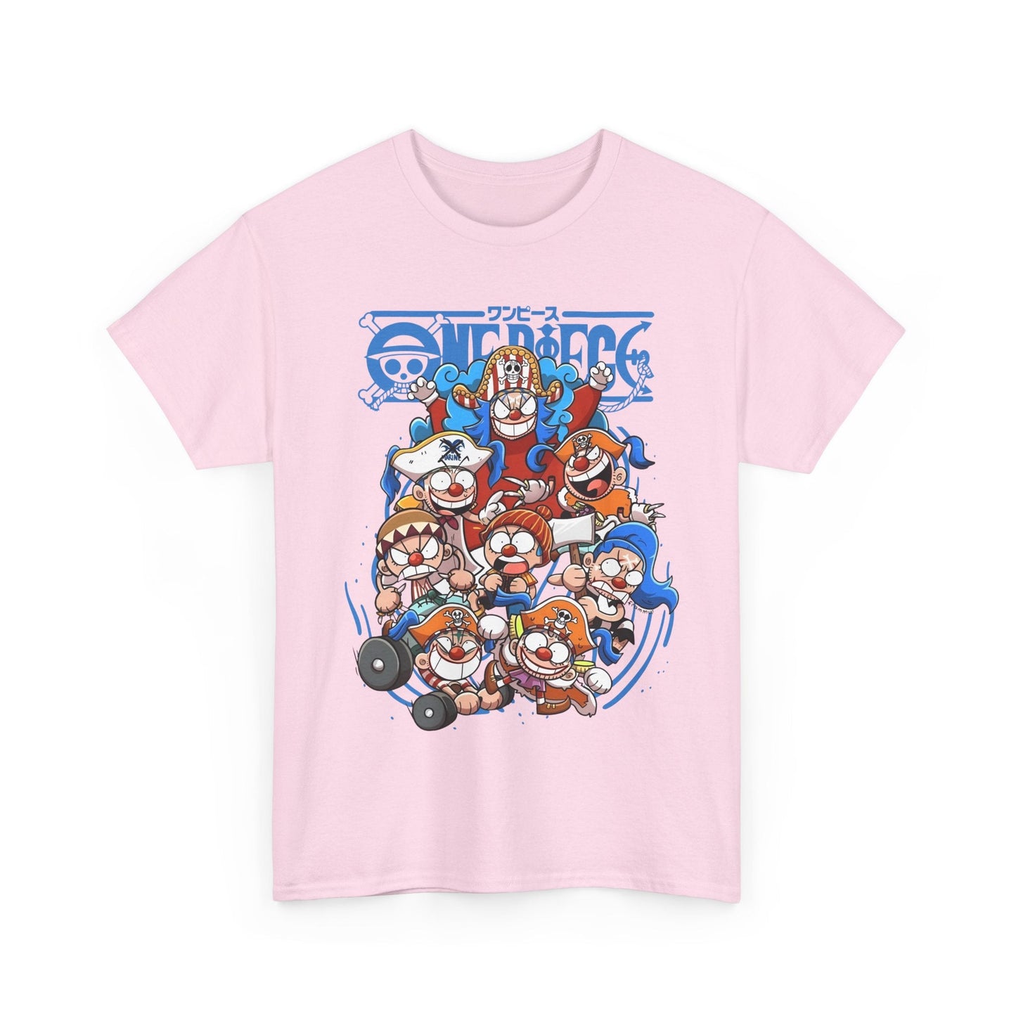 Buggy the Star Clown One Piece T-Shirt – 100% Cotton Anime Tee for Fans of the Grand Line