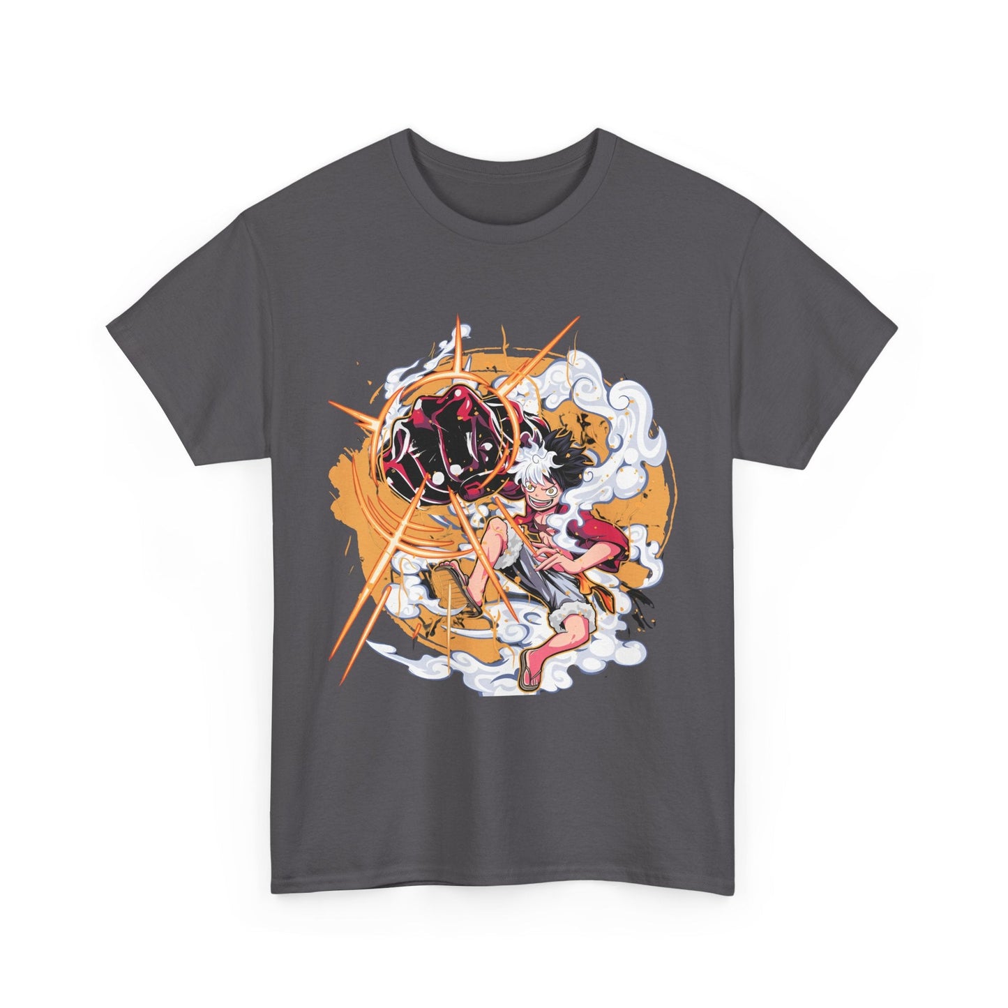 Power Luffy T-Shirt – 100% Cotton One Piece Anime Tee for True Fans