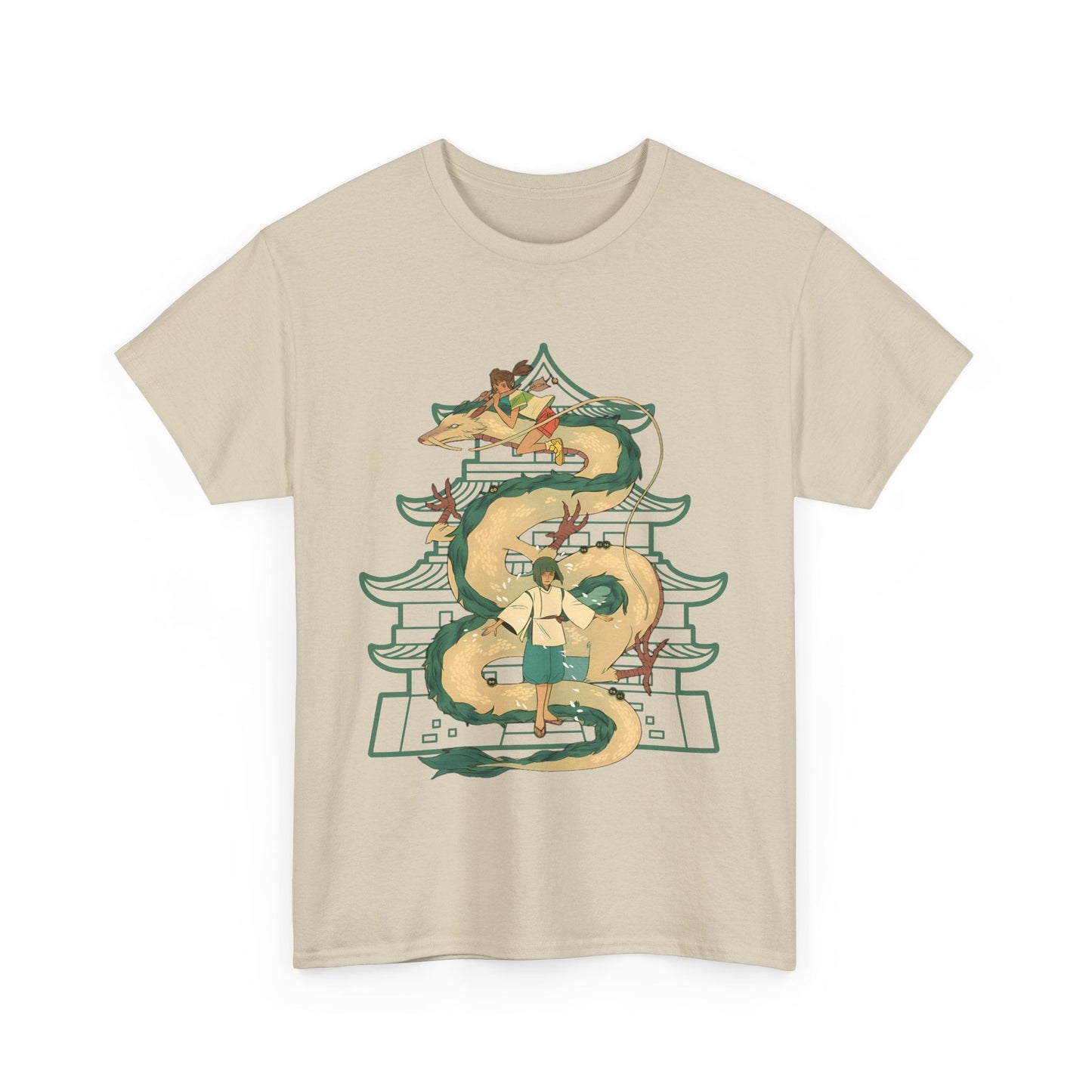 Haku Spirited Away T-Shirt – 100% Cotton Studio Ghibli Anime Shirt for Fans