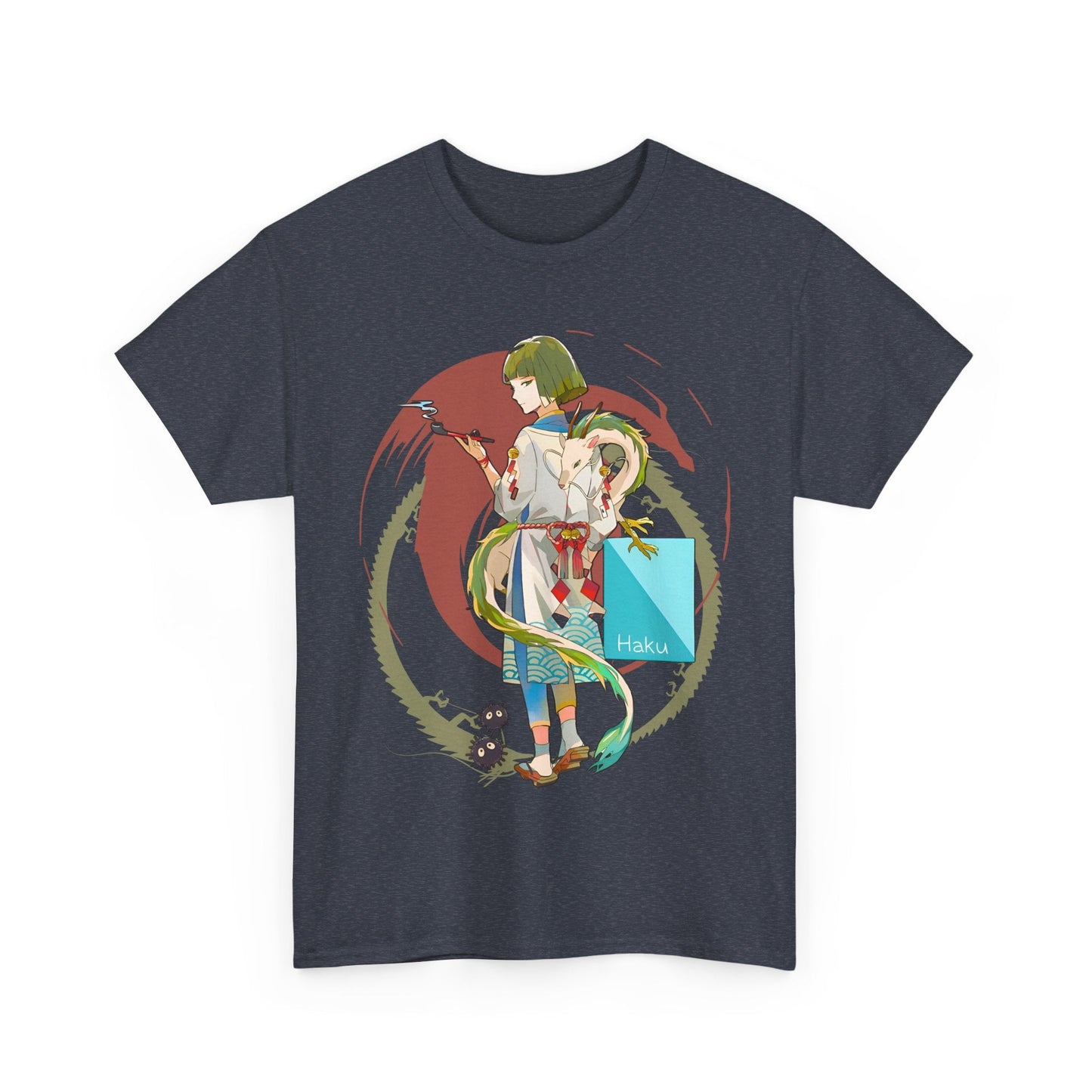 Haku Spirited Away T-Shirt – 100% Cotton Studio Ghibli Tee for Anime Fans and Ghibli Lovers