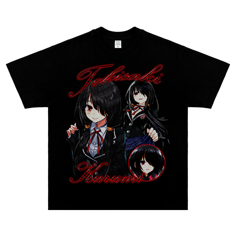 Popular Anime cotton T-shirt for men and women