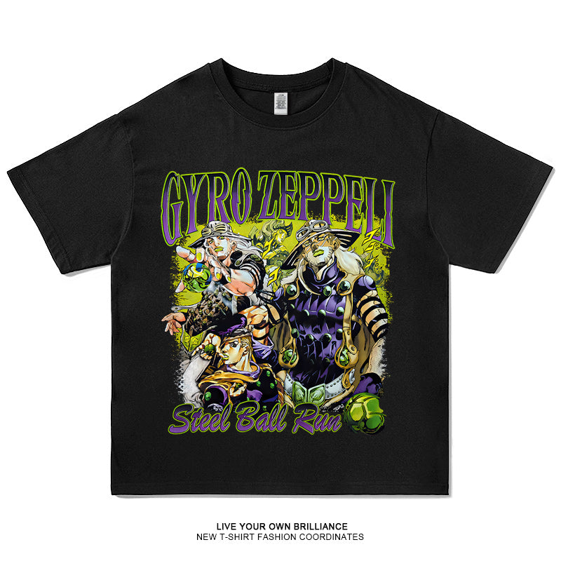 Popular Anime cotton T-shirt for men and women