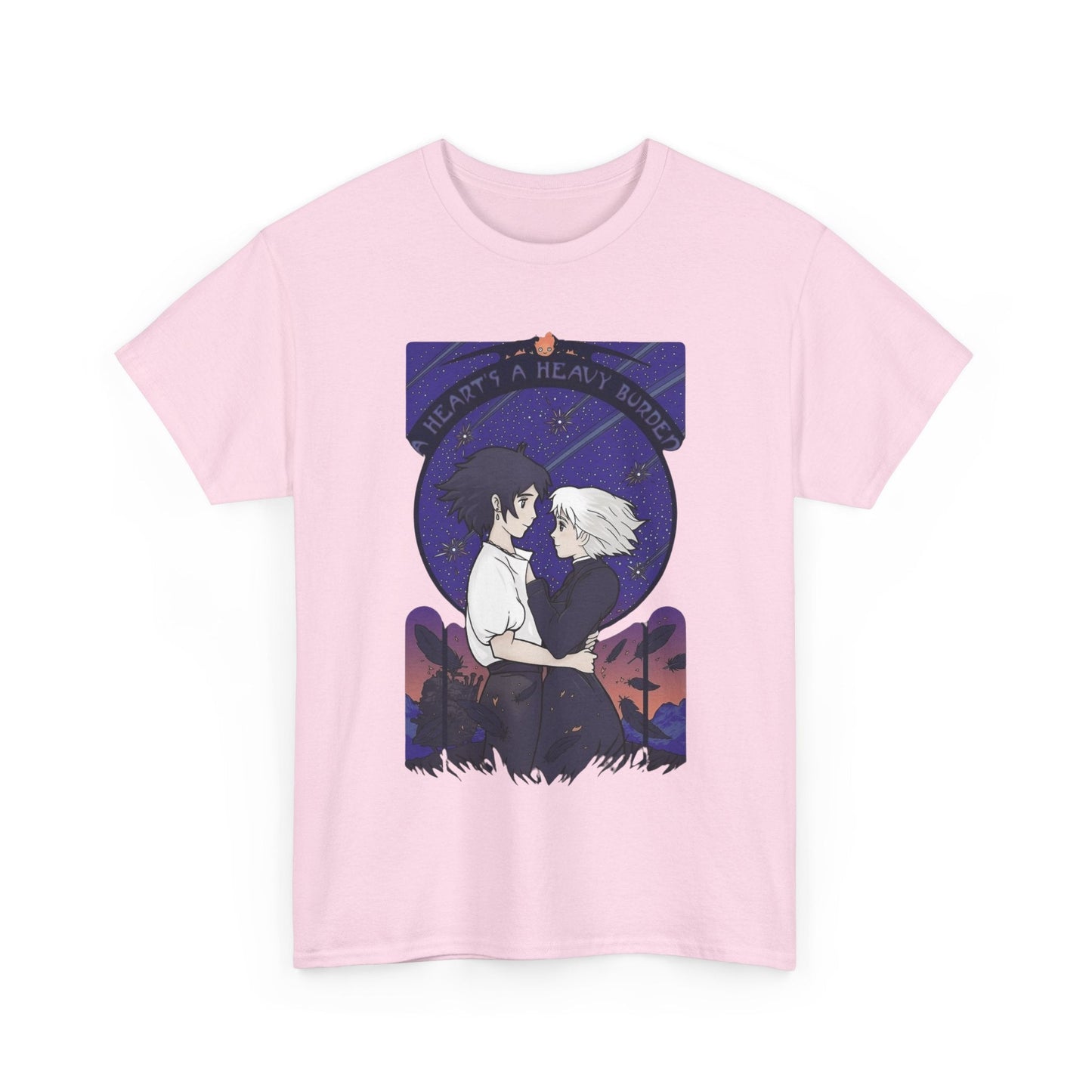 Howl and Sophie Couple T-Shirt – 100% Cotton Studio Ghibli Anime Tee from Howl’s Moving Castle