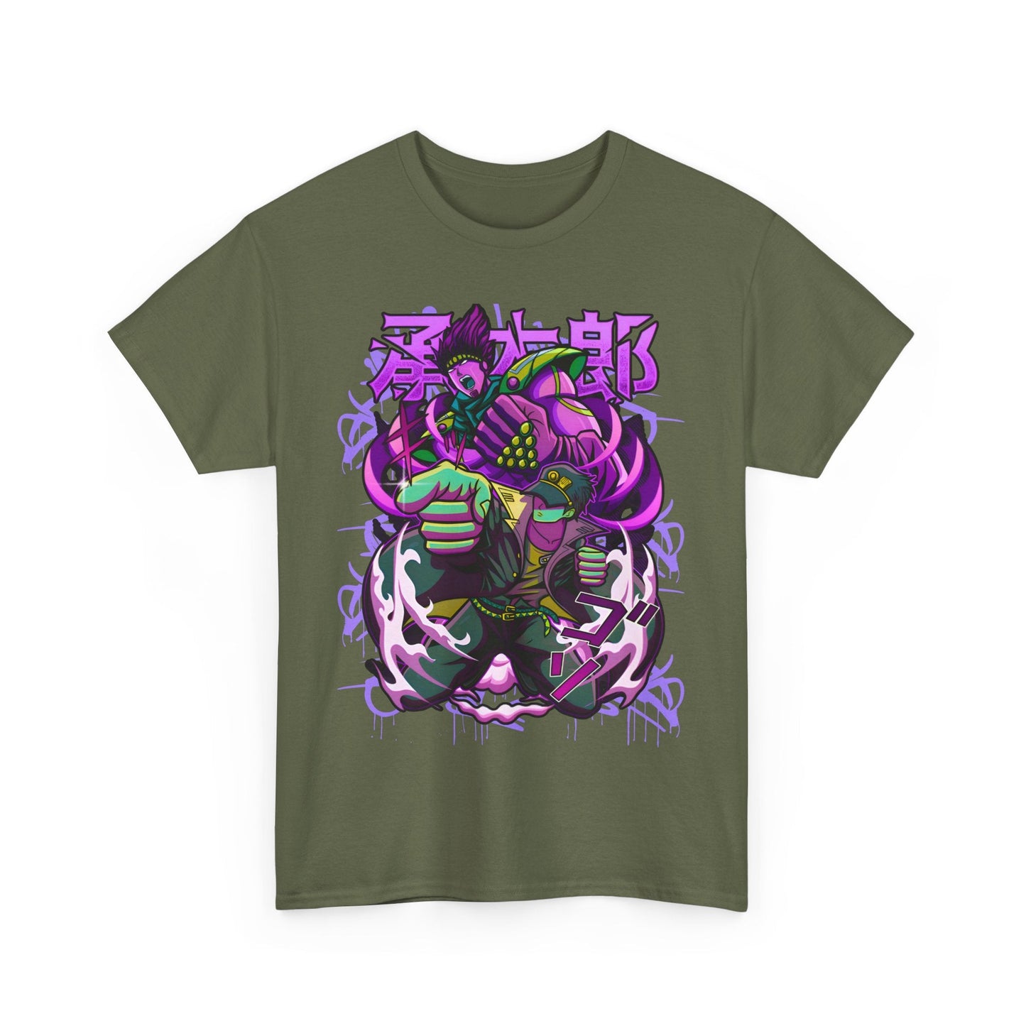 JoJo’s Bizarre Adventure T-Shirt – 100% Cotton Anime Tee for JoJo Fans
